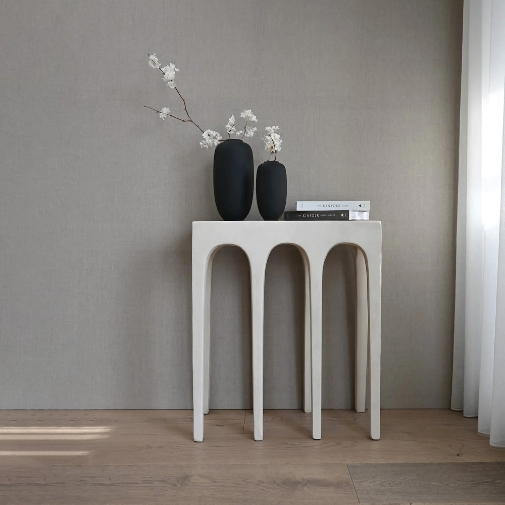 101 COPENHAGEN Bow Console, Birch - Image 3