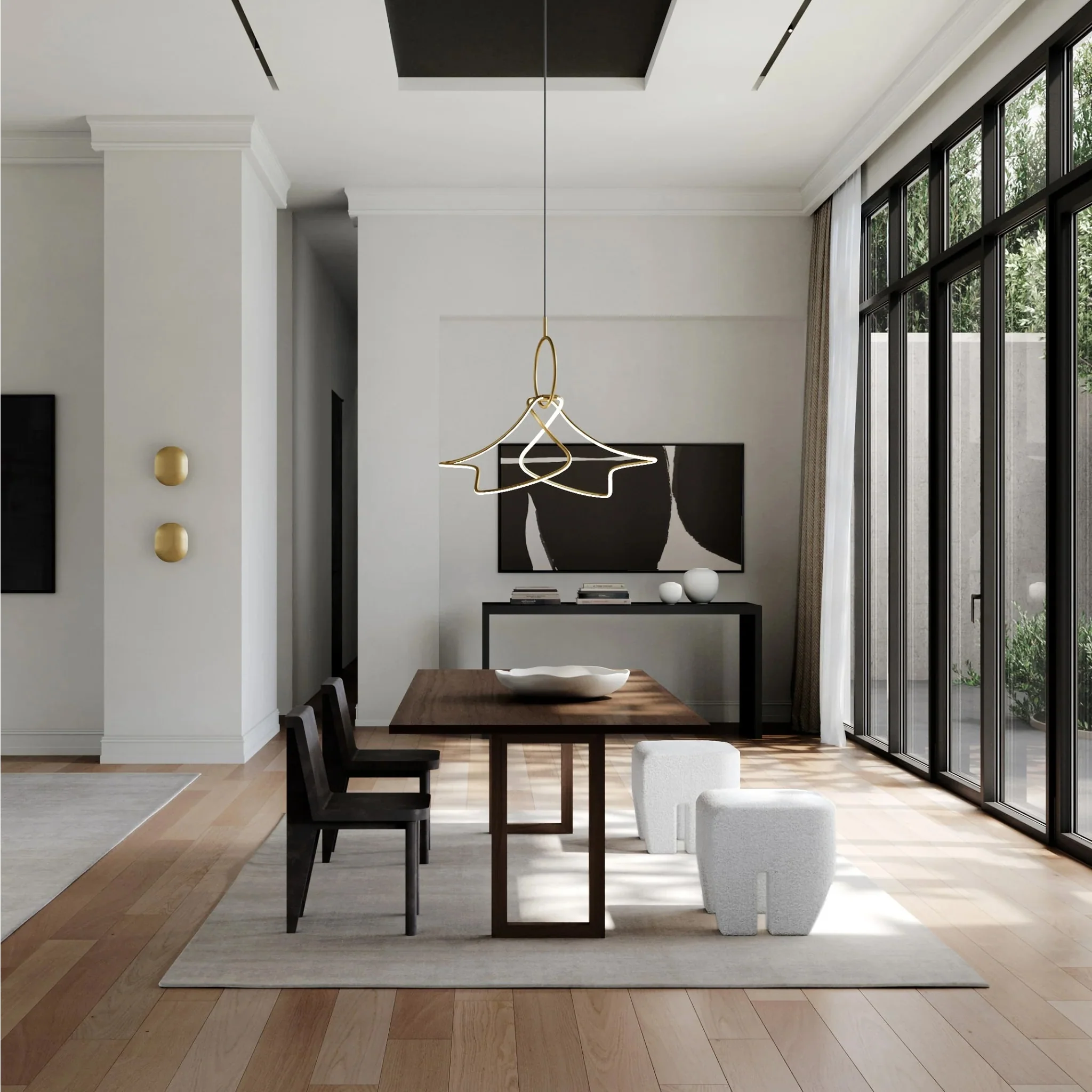 PRE-ORDER │ 101 COPENHAGEN Brutus Slim Dining Chair, Coffee - Image 5