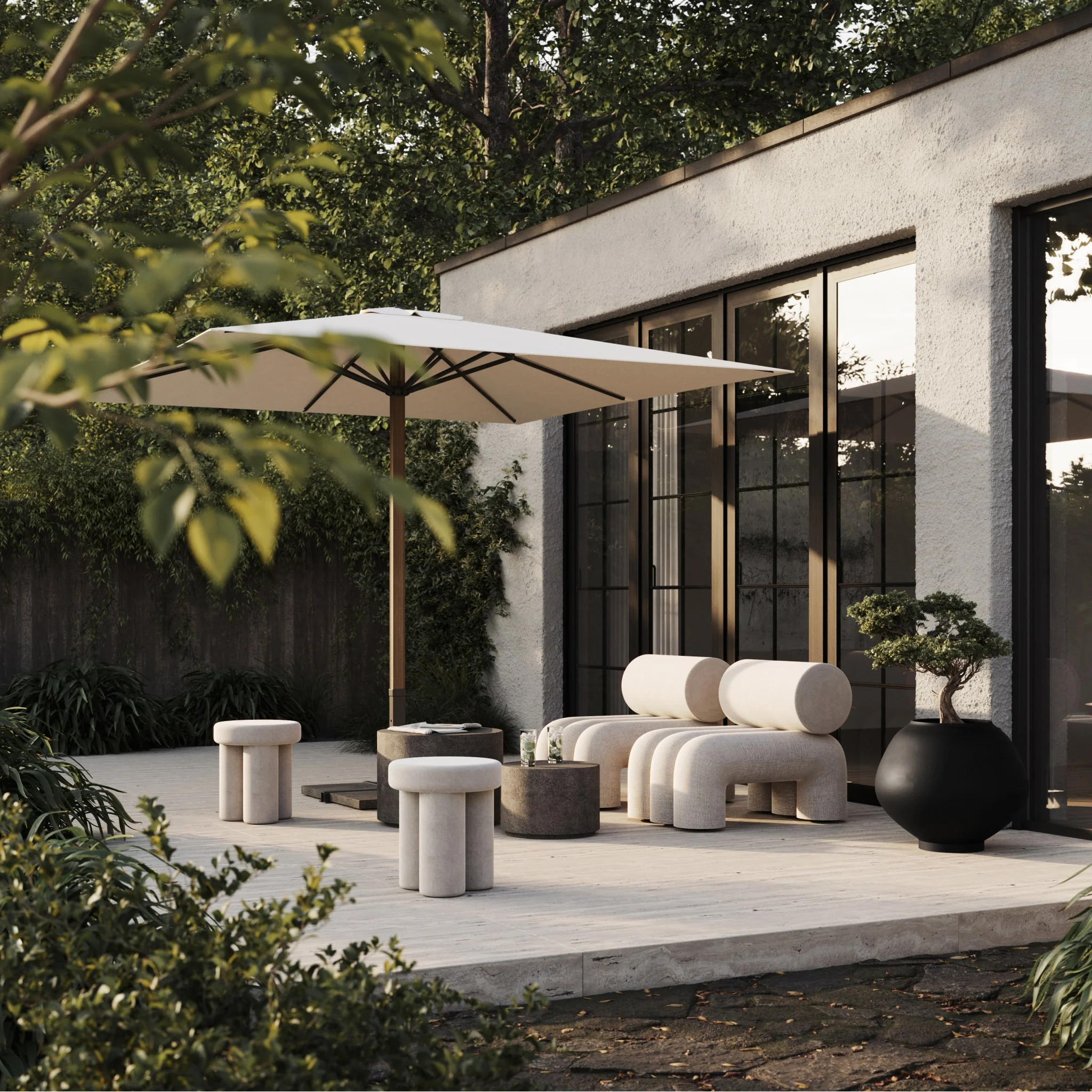 PRE-ORDER │101 COPENHAGEN Foku Outdoor Chair, Warm Ash - Image 3