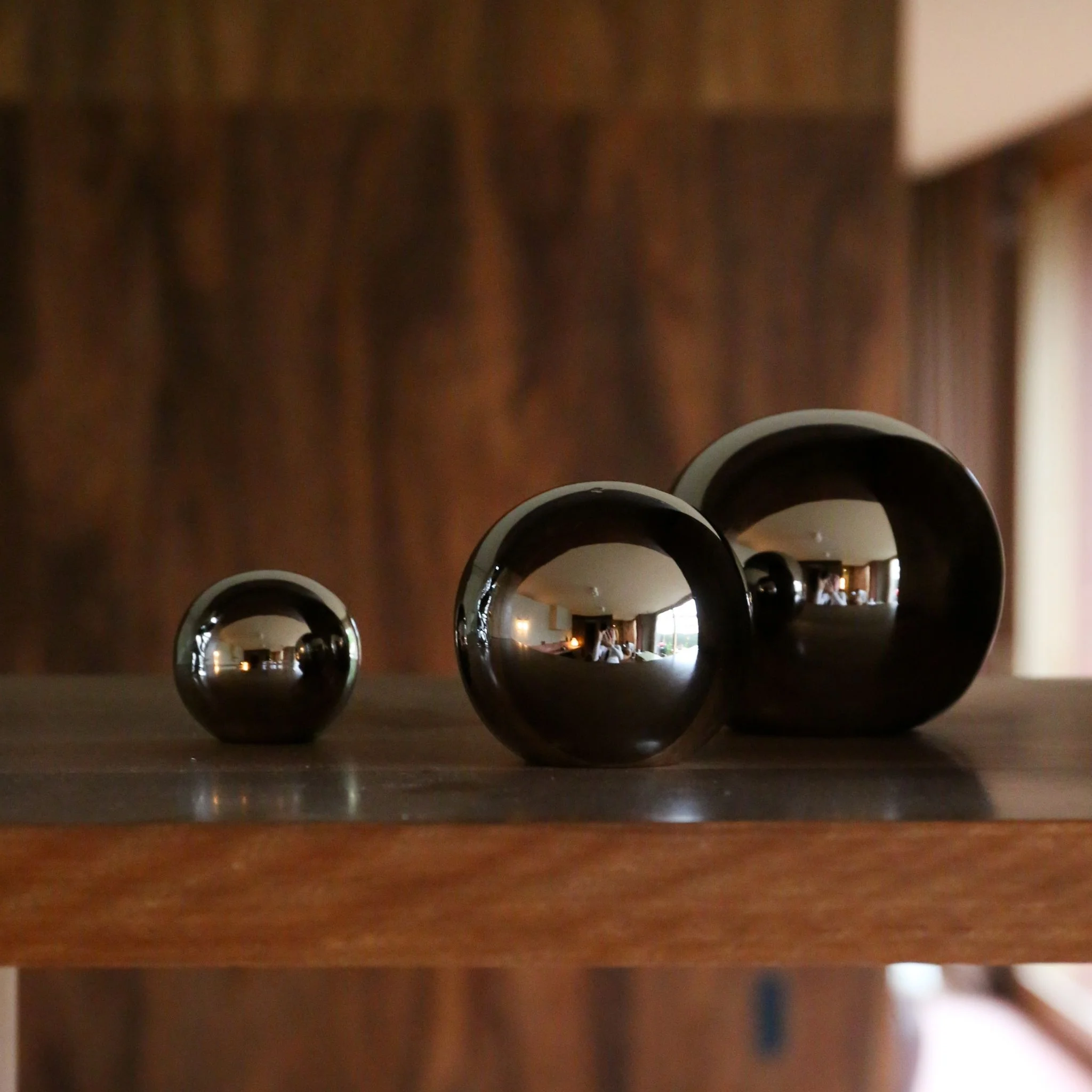 101 COPENHAGEN Gallery Balls, Chrome (Set of 3) - Image 2