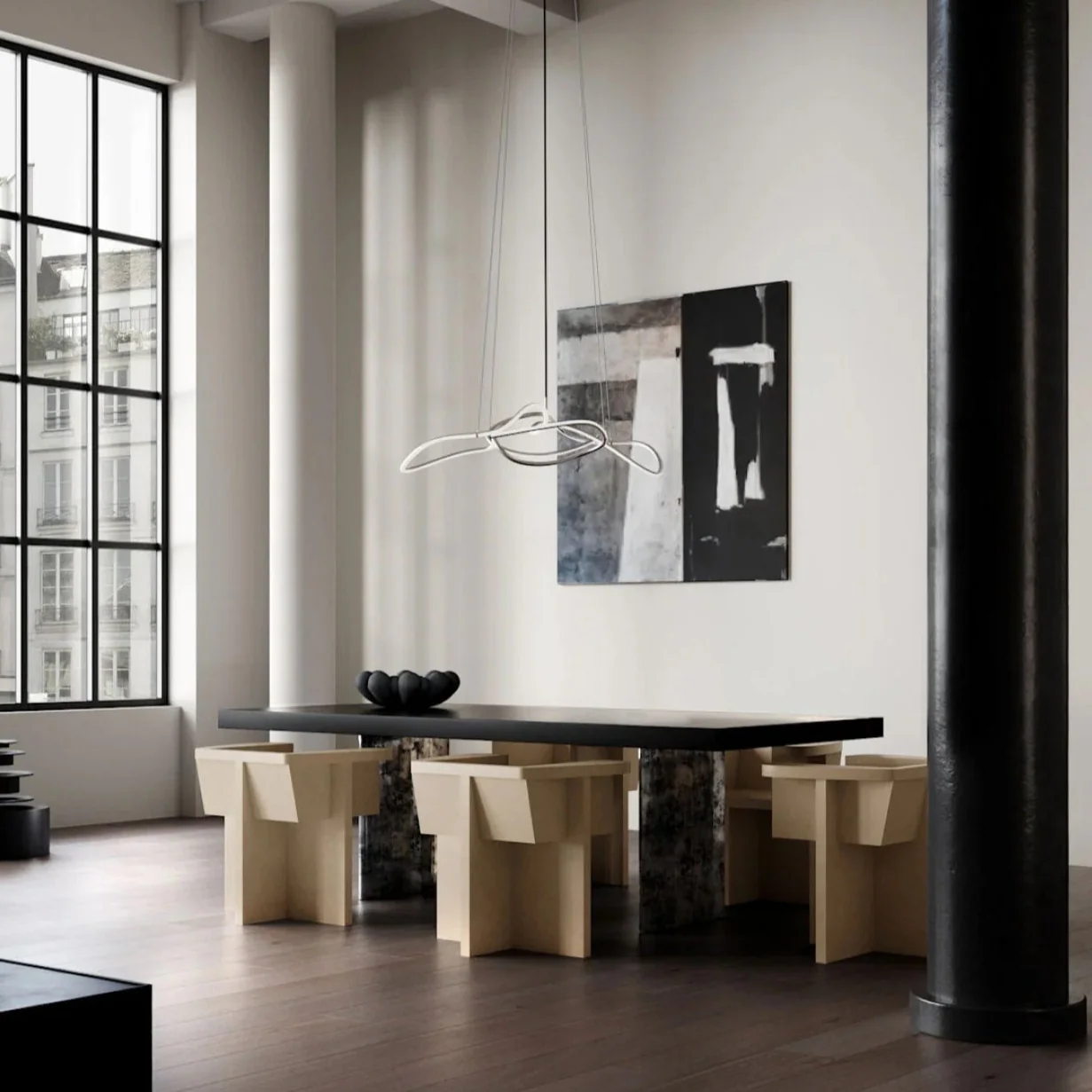 PRE-ORDER │ 101 COPENHAGEN Ghost Chandelier, Mini, Chrome - Image 2