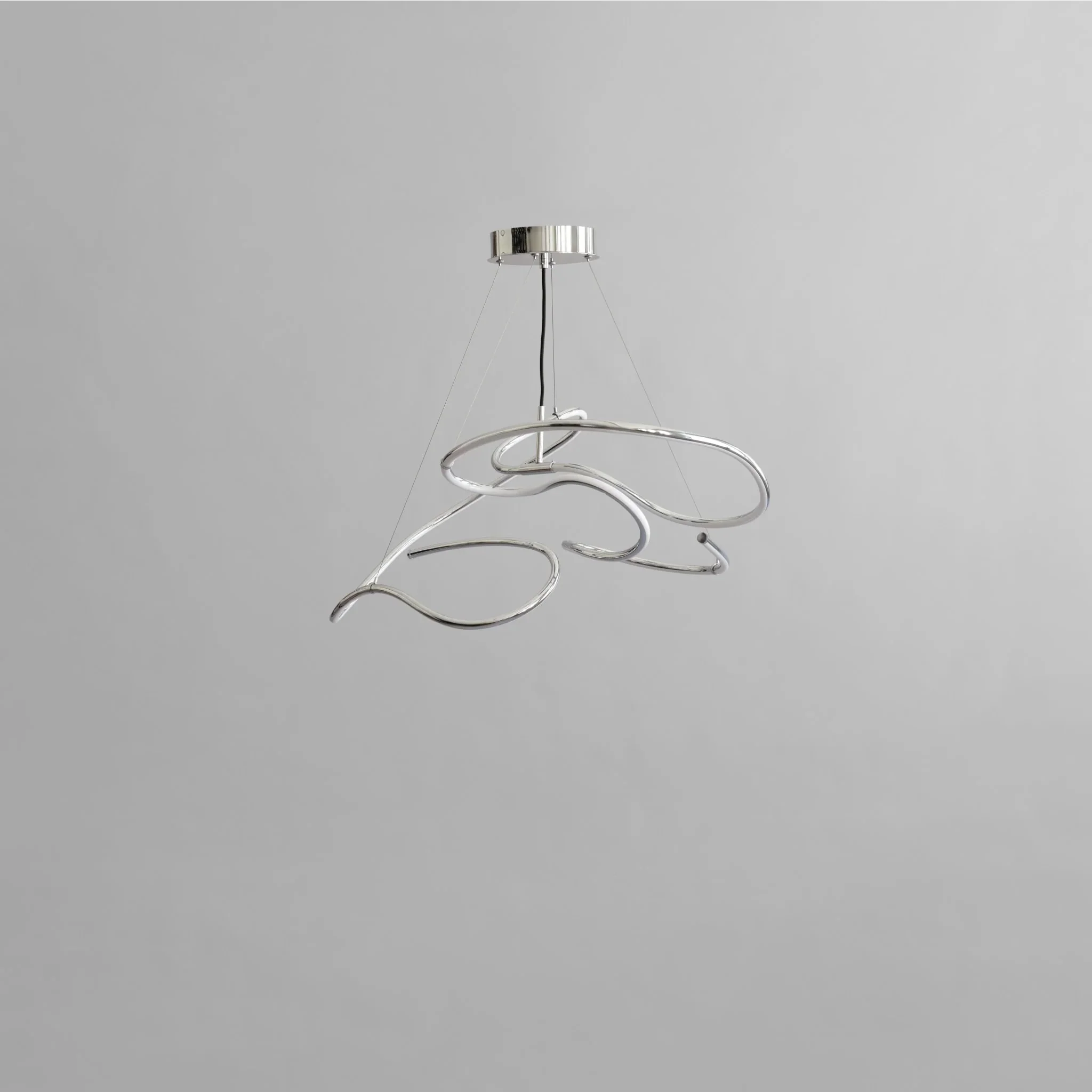 PRE-ORDER │ 101 COPENHAGEN Ghost Chandelier, Mini, Chrome - Image 4