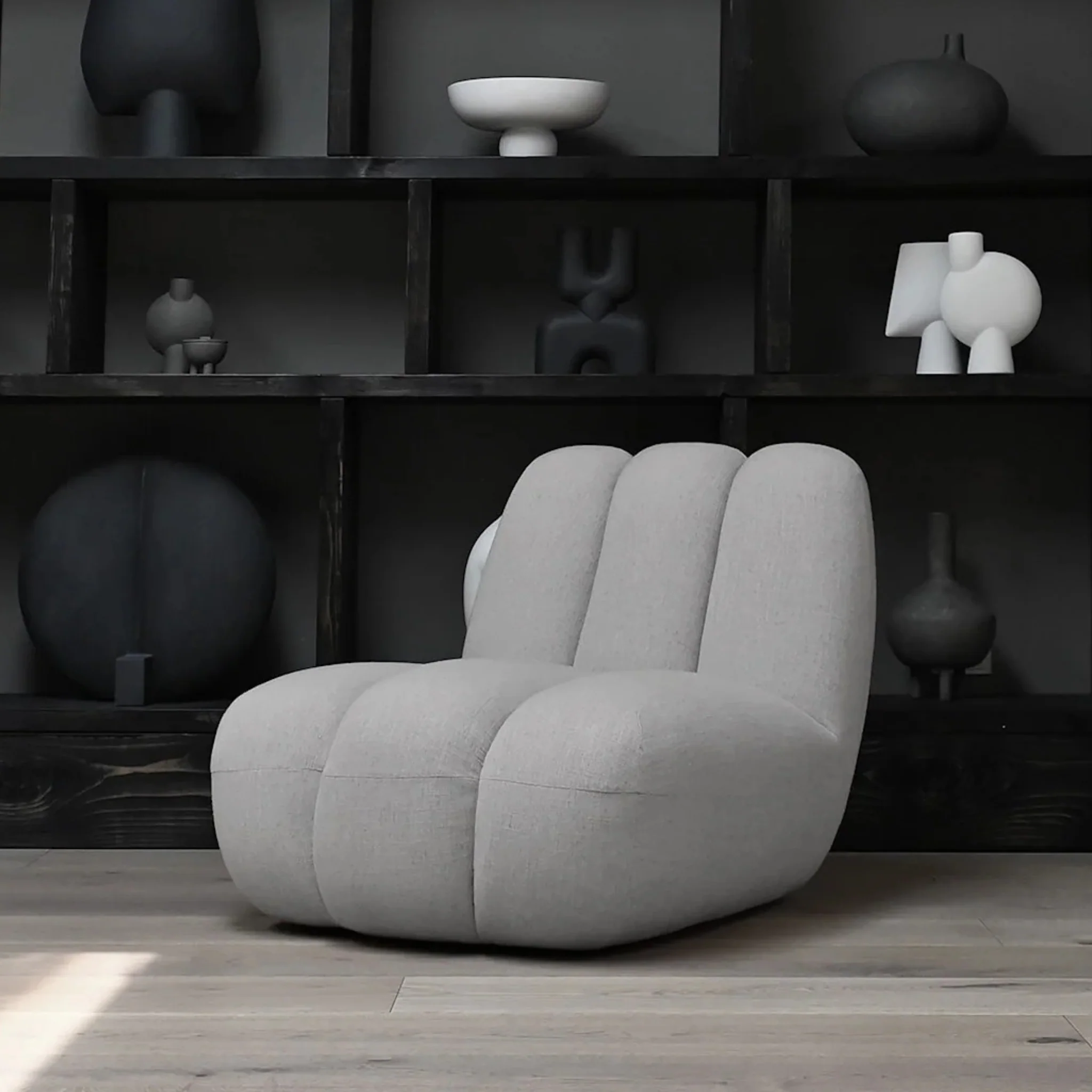 PRE-ORDER │101 COPENHAGEN Toe Lounge Chair, Taupe - Image 2