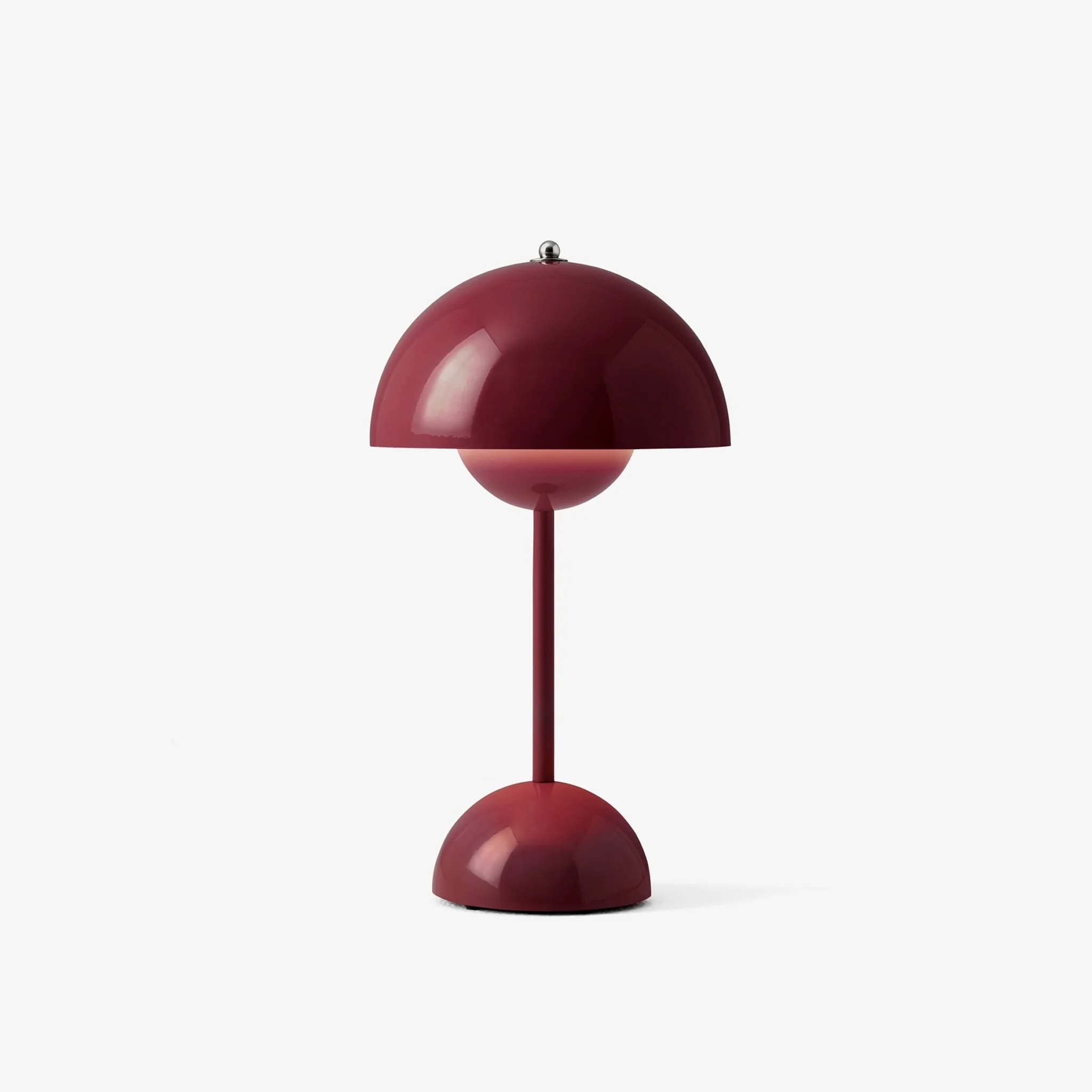 &TRADITION Flowerpot Portable Lamp VP9, Dark Plum - Image 4