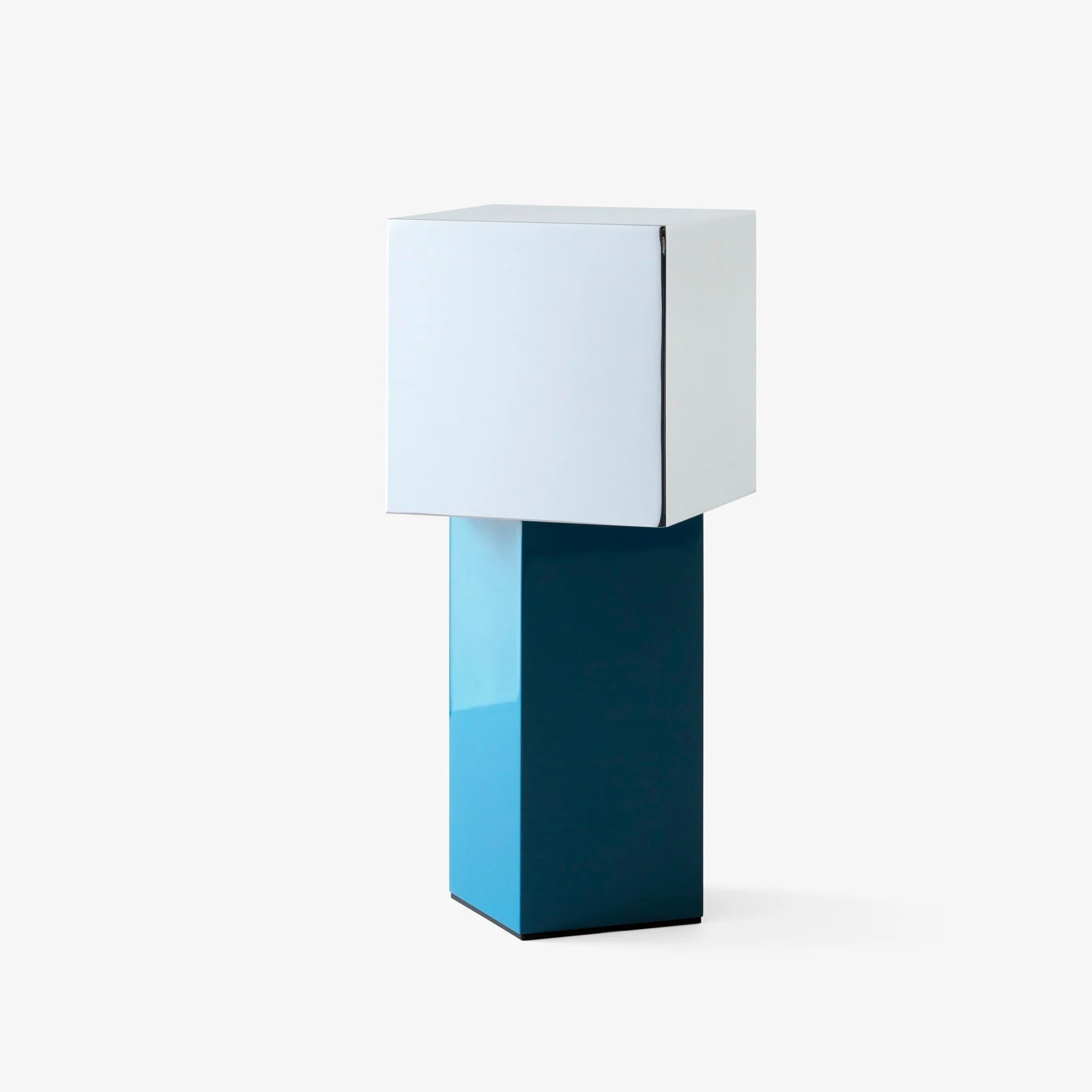 &TRADITION Pivot Portable Lamp, Blue & Silver - Image 6