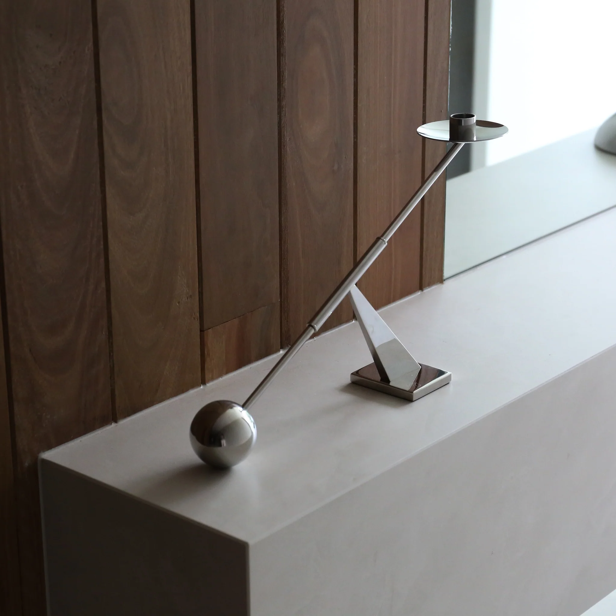 AUDO CPH Interconnect Candle Holder, W42.5cm, Stainless Steel - Image 8