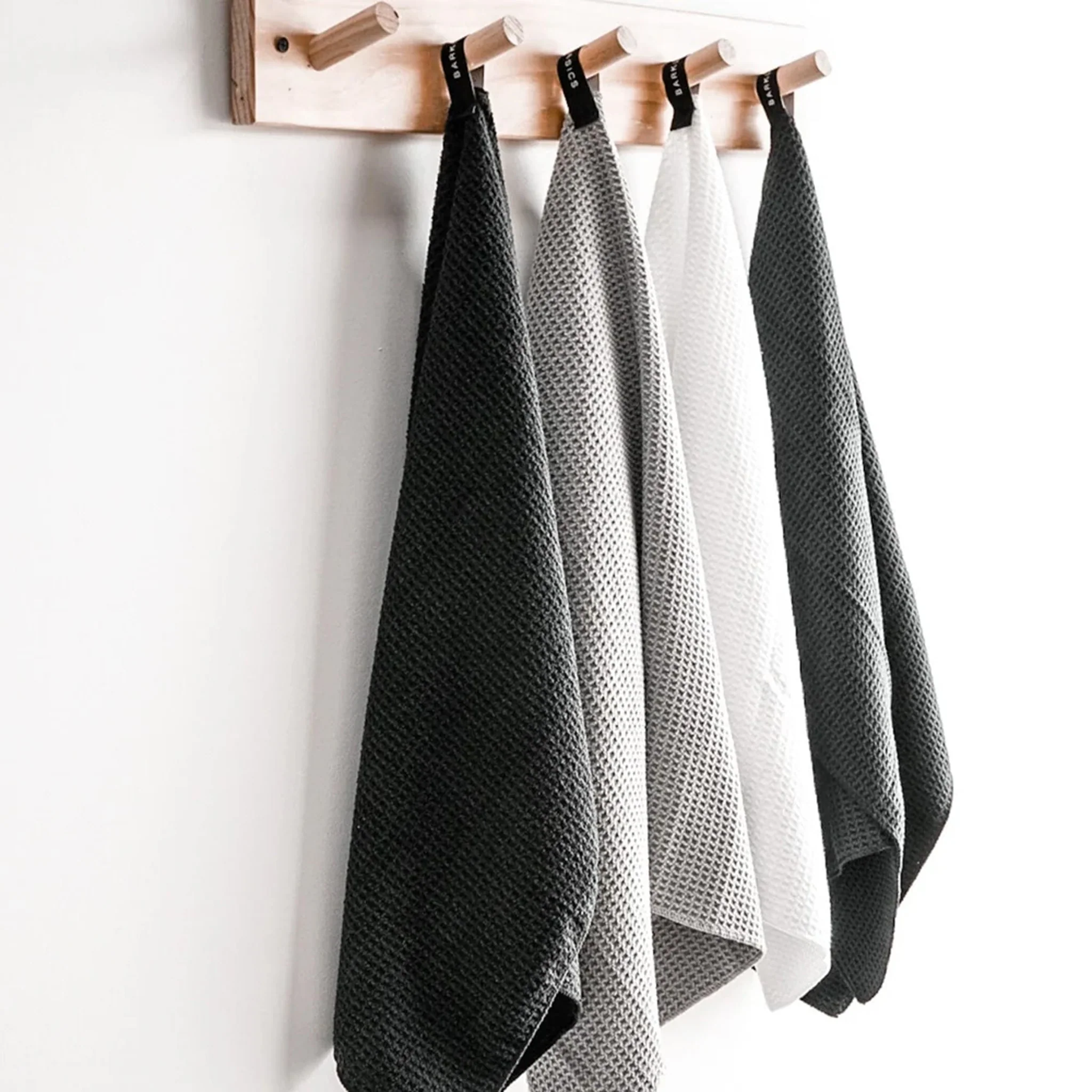 BARKLY BASICS Microfibre Tea Towel, Black - Image 2