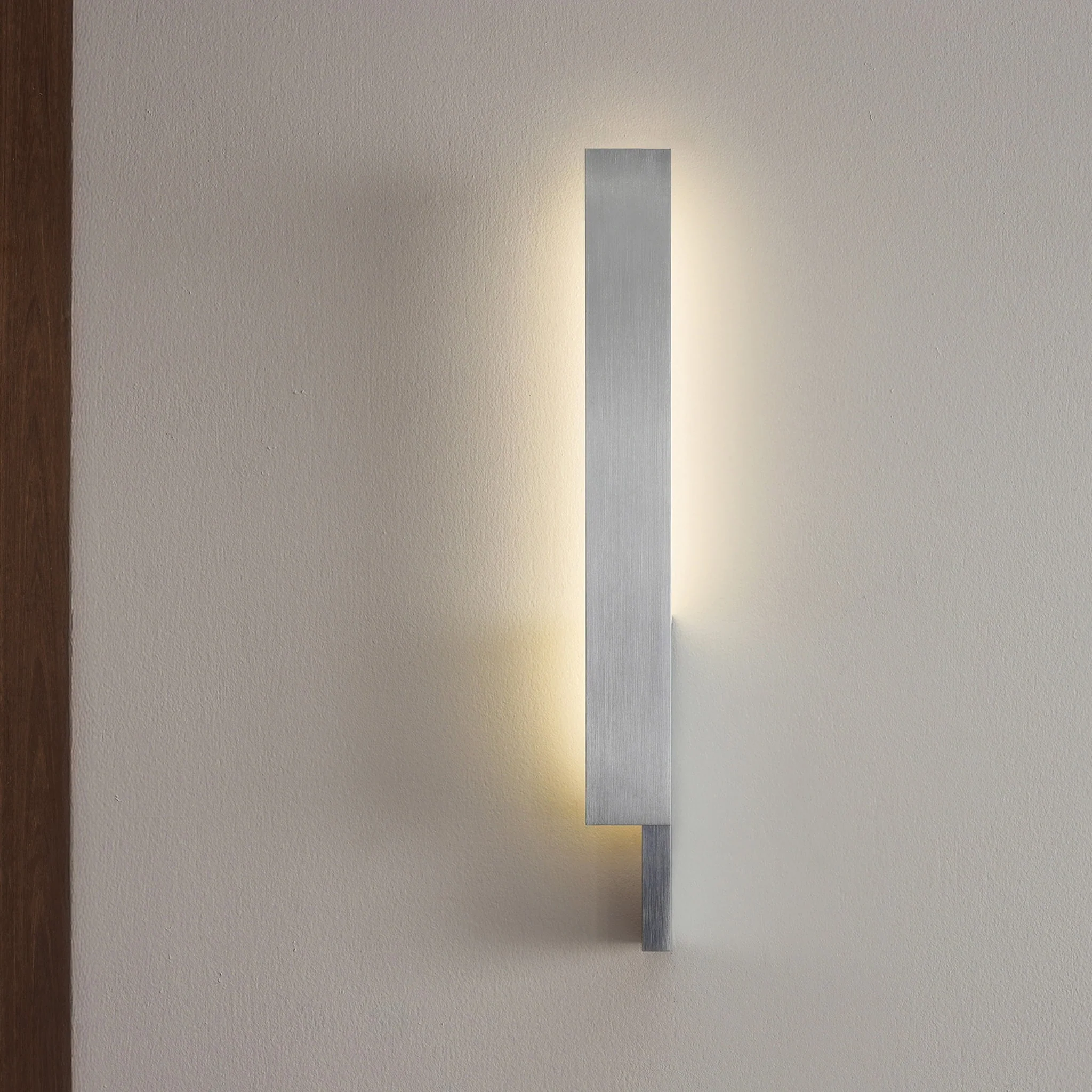 PRE-ORDER │ BEN-TOVIM DESIGN Bloc Wall Sconce, Left, Brushed Aluminium - Image 3