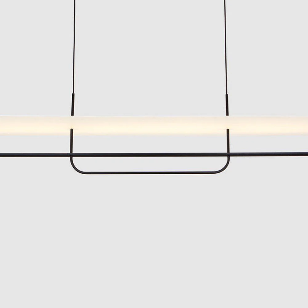 PRE-ORDER │ BEN TOVIM DESIGN Reflector Linear Pendant, Anodised Black - Image 4