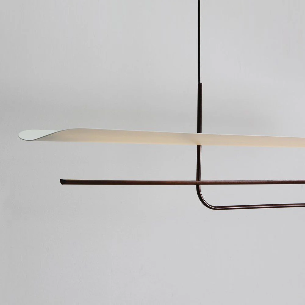 PRE-ORDER │ BEN-TOVIM DESIGN Reflector Linear Pendant, Bronze Patina - 5 Sizes - Image 6