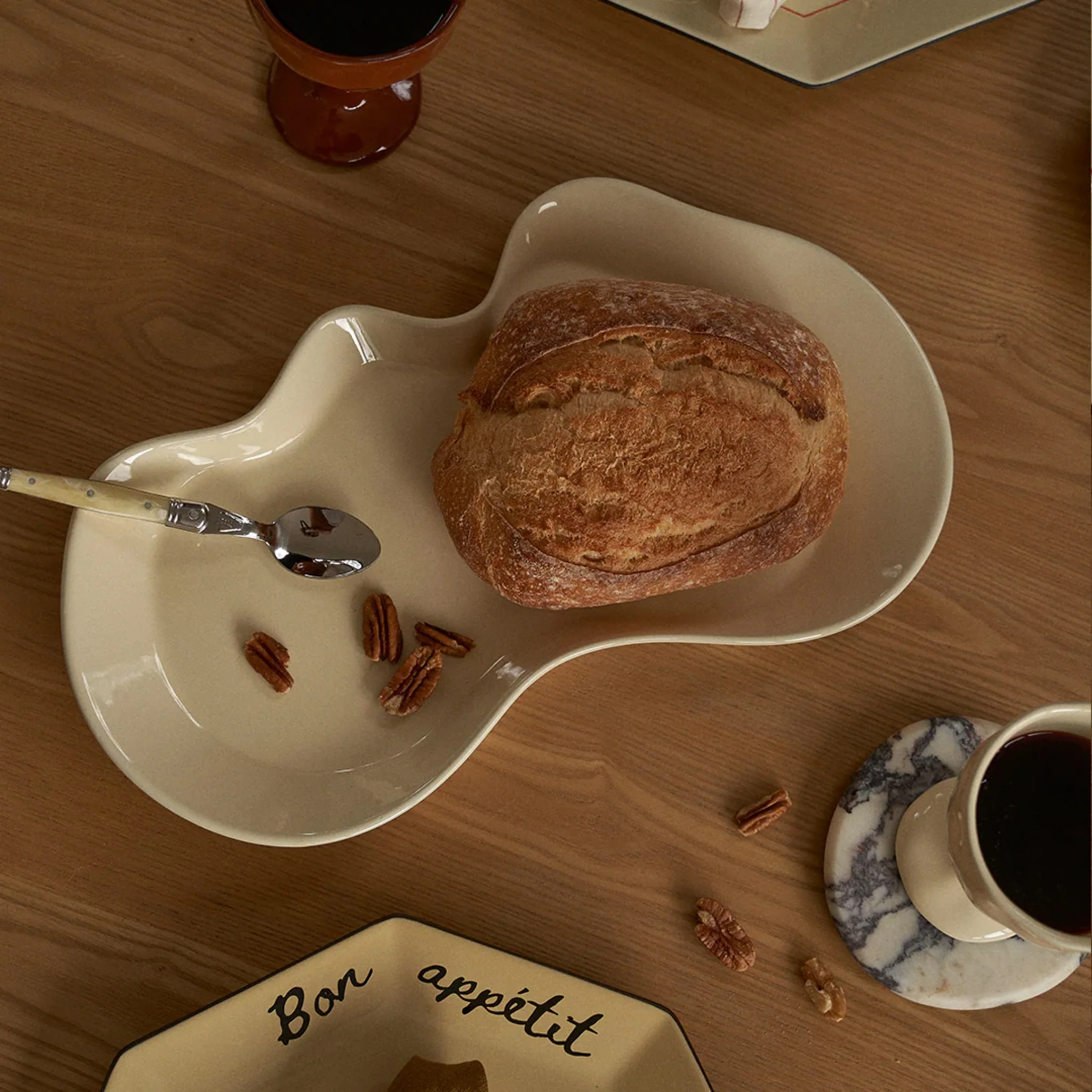 BLACK BLAZE Drift Tray/Platter, Ivory - Image 5