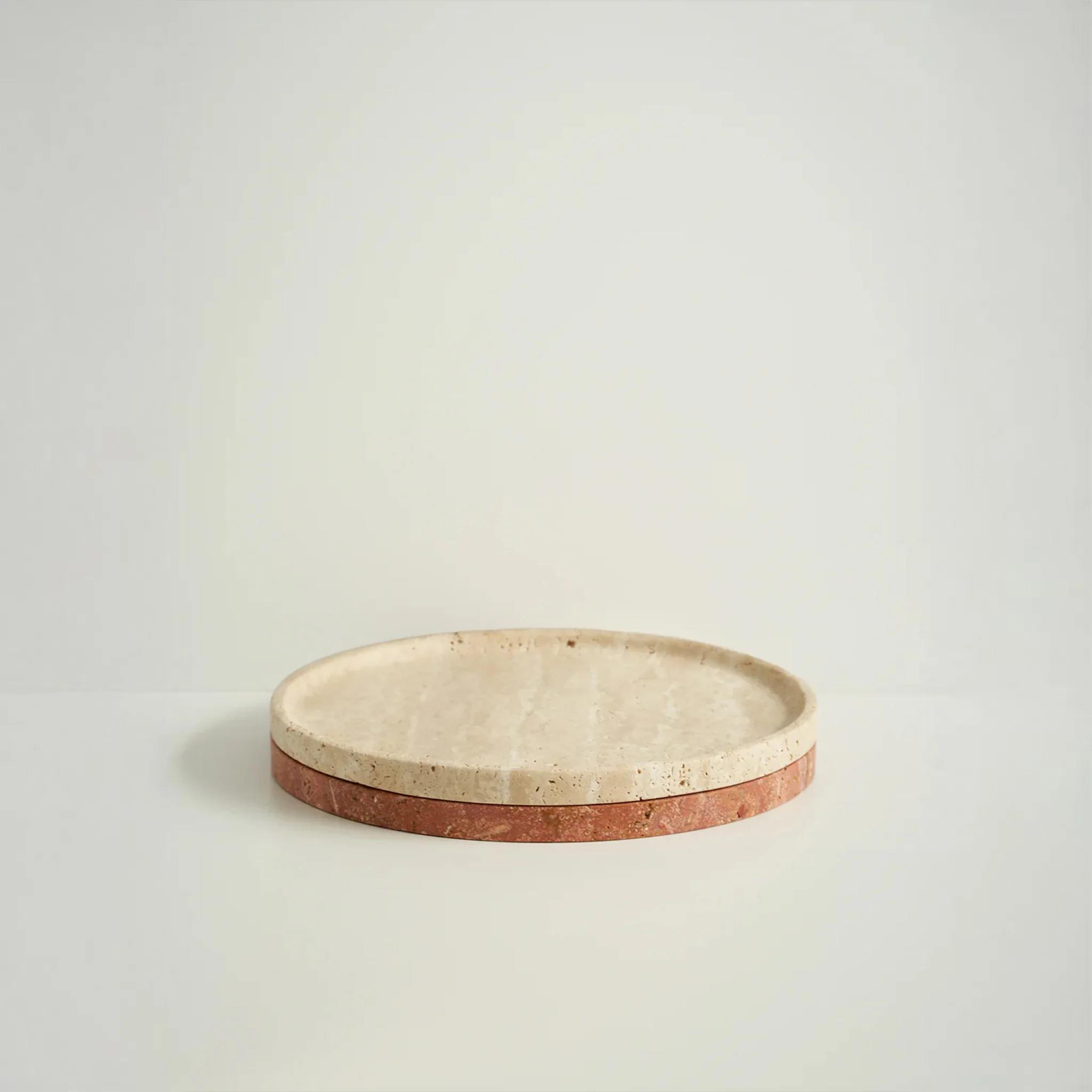 BLACK BLAZE Linea Slim Tray, D20cm, Red Travertine - Image 5