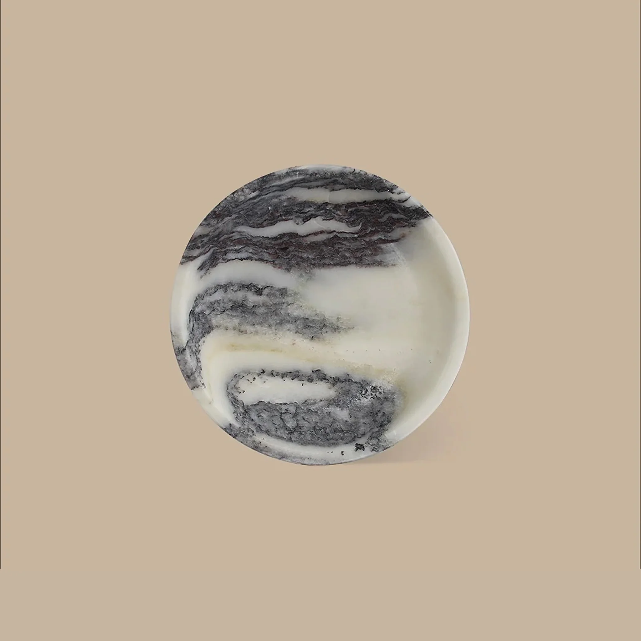 BLACK BLAZE Linea Small Marble Dish, D10cm, Calacatta Viola - Image 4