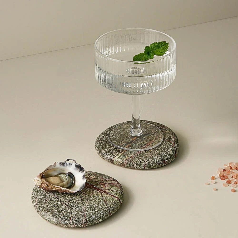 BLACK BLAZE Stone Coasters, Rainforest Green (Set of 2) - Image 6