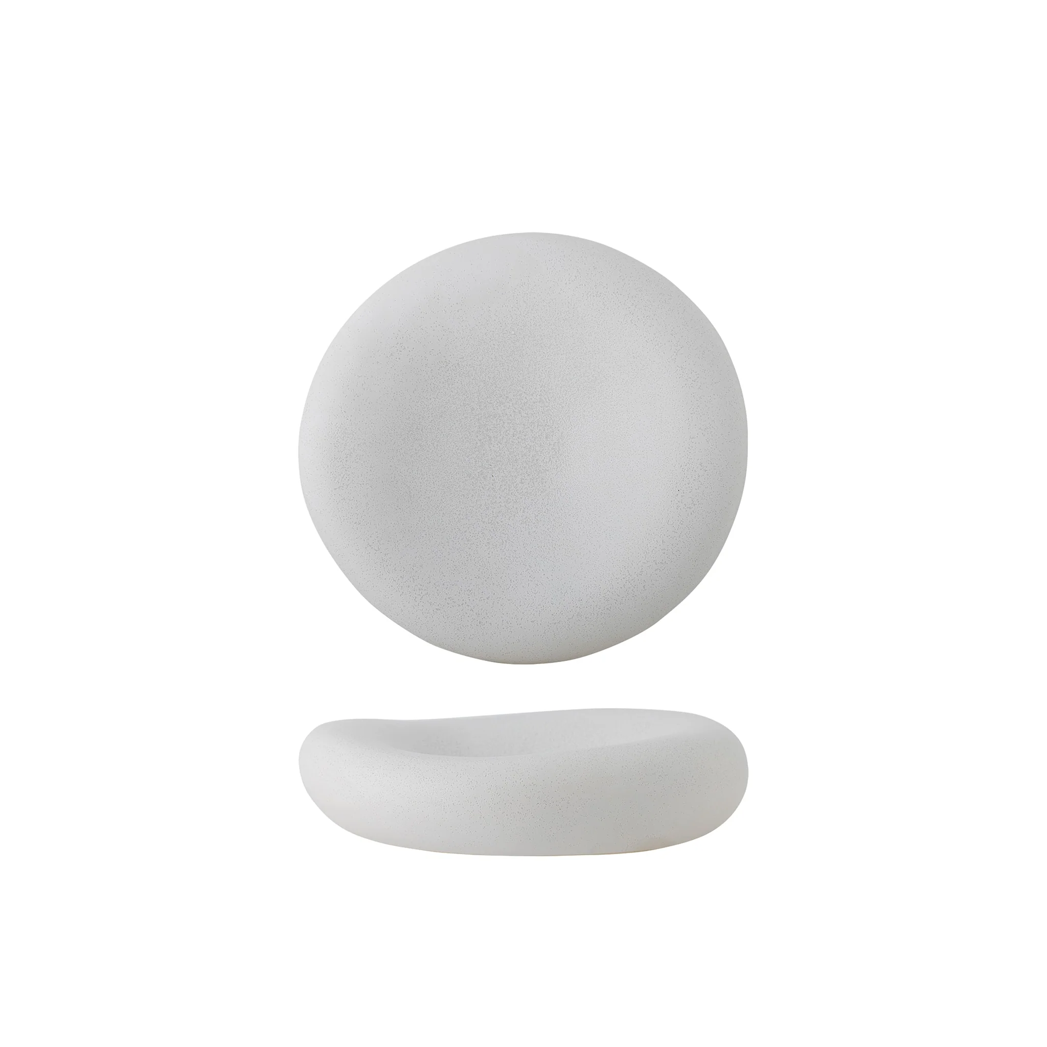 BLOOMINGVILLE Audra Stoneware Bowl, White, D30cm - Image 4
