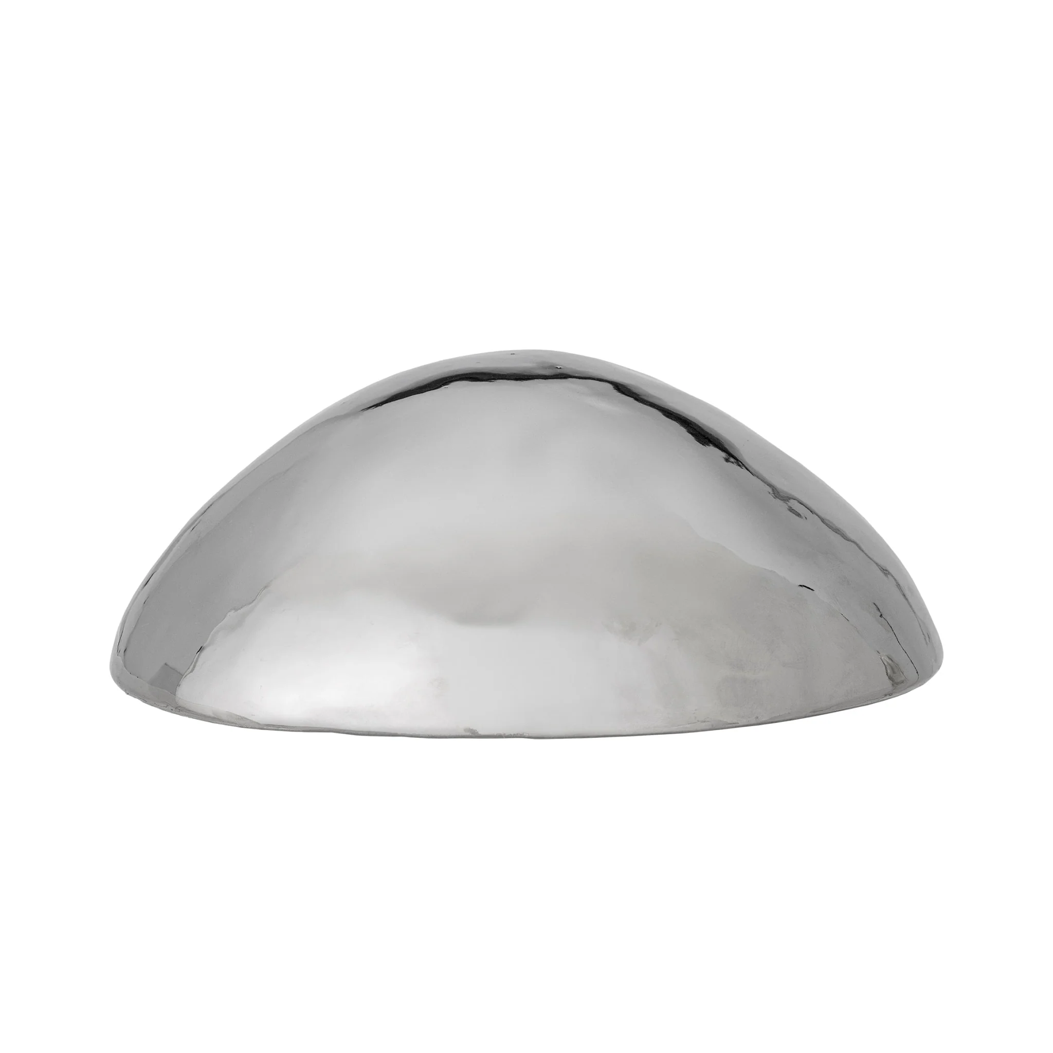 BLOOMINGVILLE Bobby Sculpture Stoneware H18xL21.5cm, Chrome/Silver - Image 2