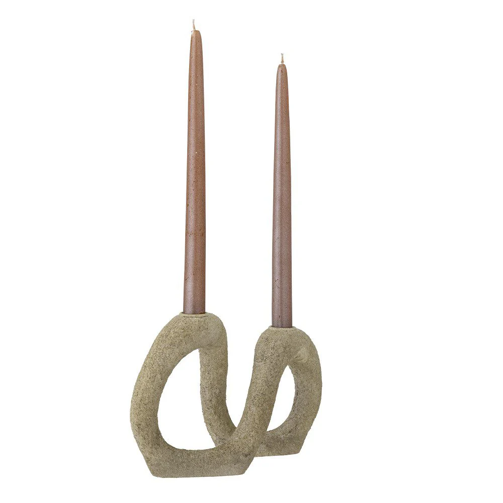 BLOOMINGVILLE Dacian Resin Candle Holder, Nature - Image 4