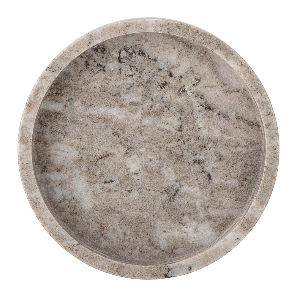 BLOOMINGVILLE Ivette Marble Tray, Nature, D20cm - Image 4