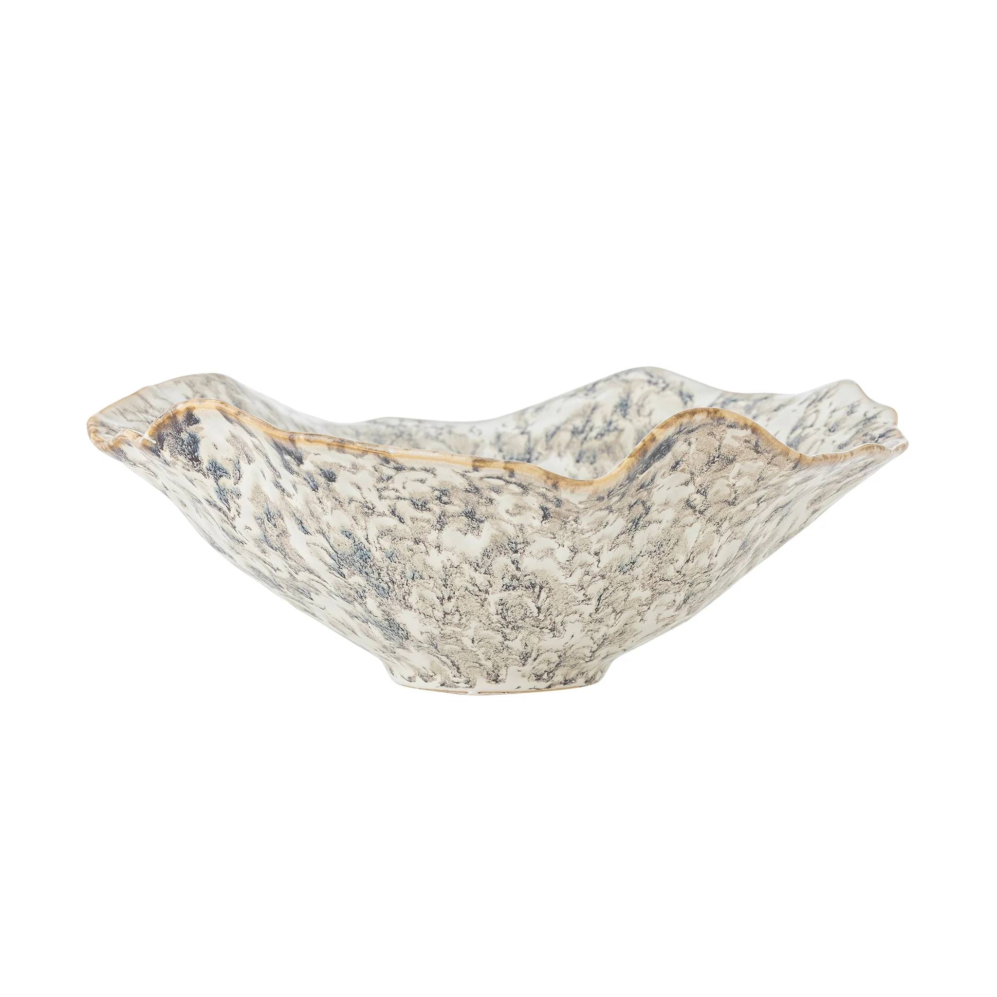 BLOOMINGVILLE Lennon Stoneware Bowl Ø27cm, Grey - Image 2