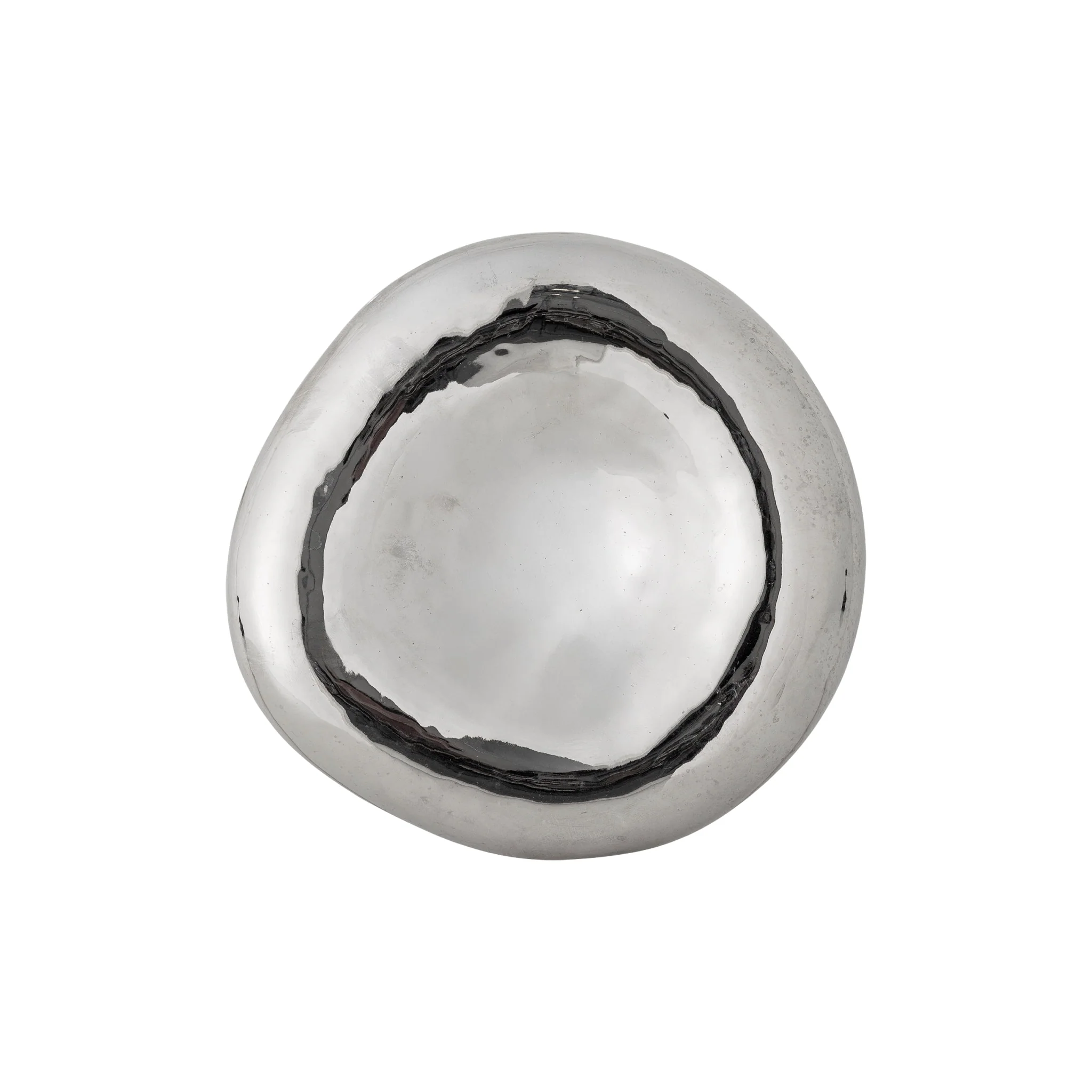 BLOOMINGVILLE Shine Stoneware Bowl, Chrome/Silver, D18cm - Image 4