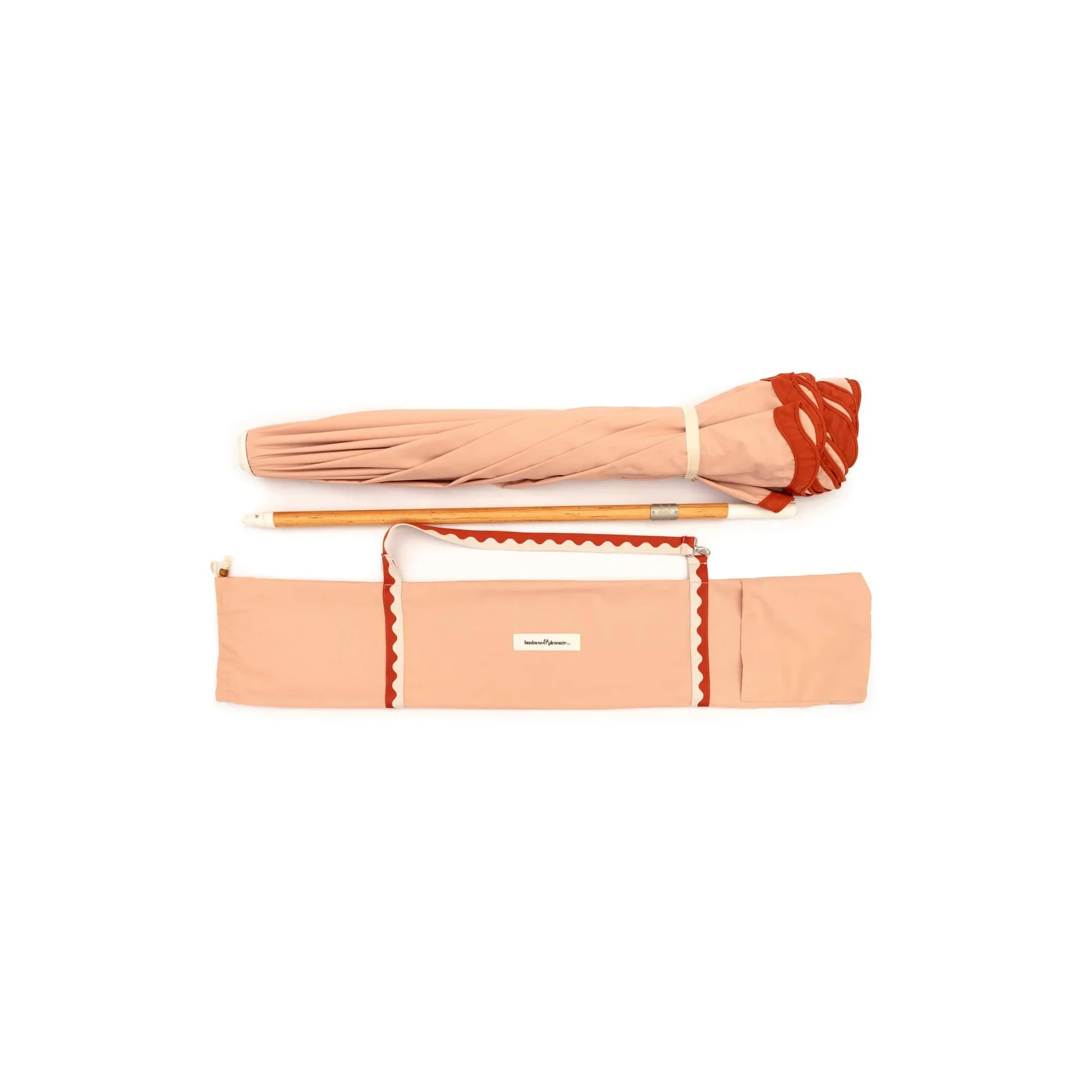 BUSINESS & PLEASURE CO Amalfi Umbrella, Rivie Pink - Image 5