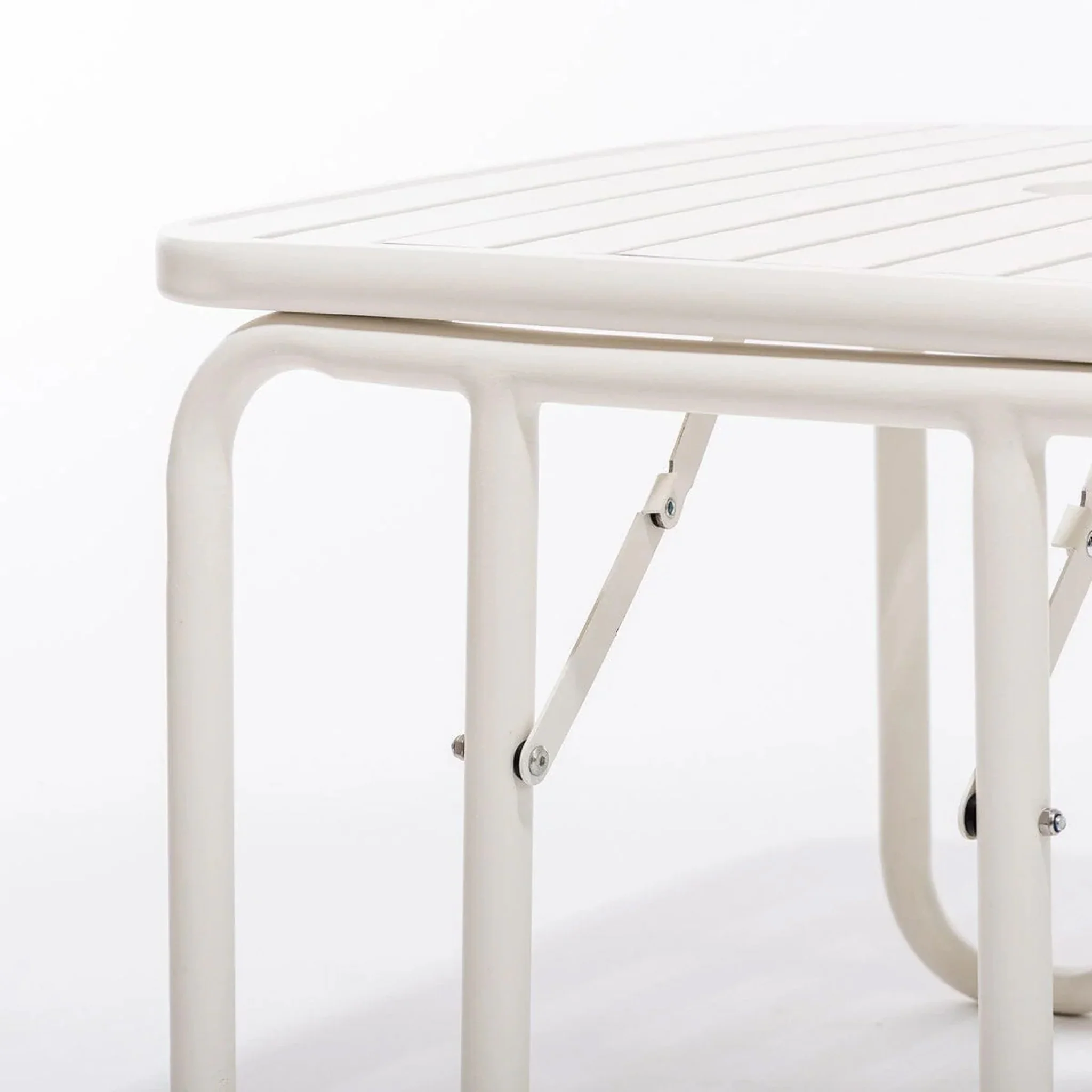 BUSINESS & PLEASURE CO Sunliner Side Table, Antique White - Image 2