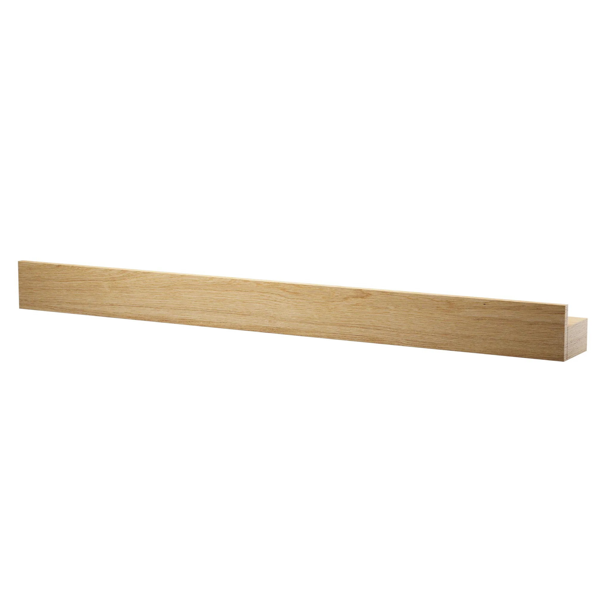 EKTA LIVING Magnetic Shelf/Knife Rack, Oiled Oak - 2 Sizes - Image 4