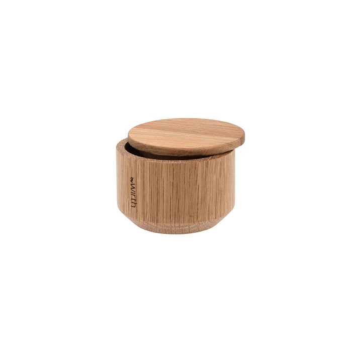 EKTA LIVING 'Salt Me' Salt Dish, Oiled Oak - Image 10