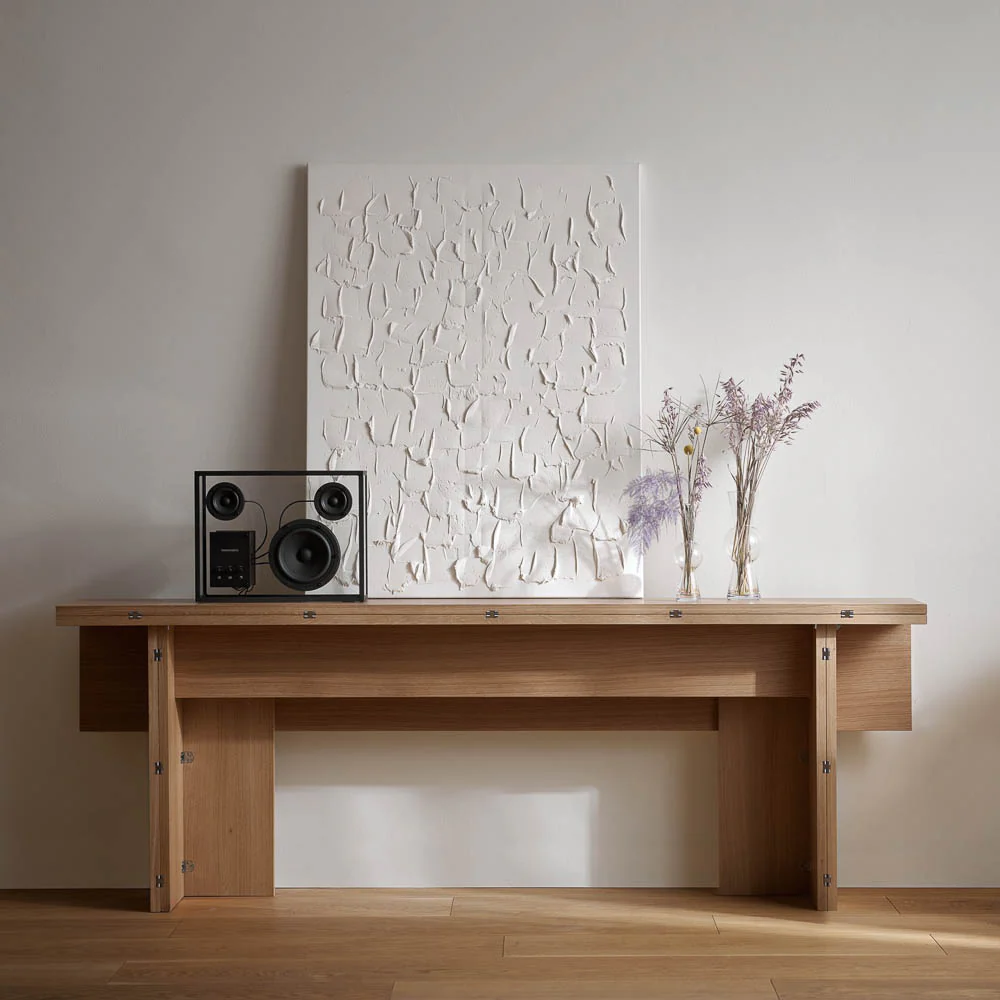 PRE-ORDER │ DESIGN HOUSE STOCKHOLM Flip Table, Oak - 3 Sizes - Image 10