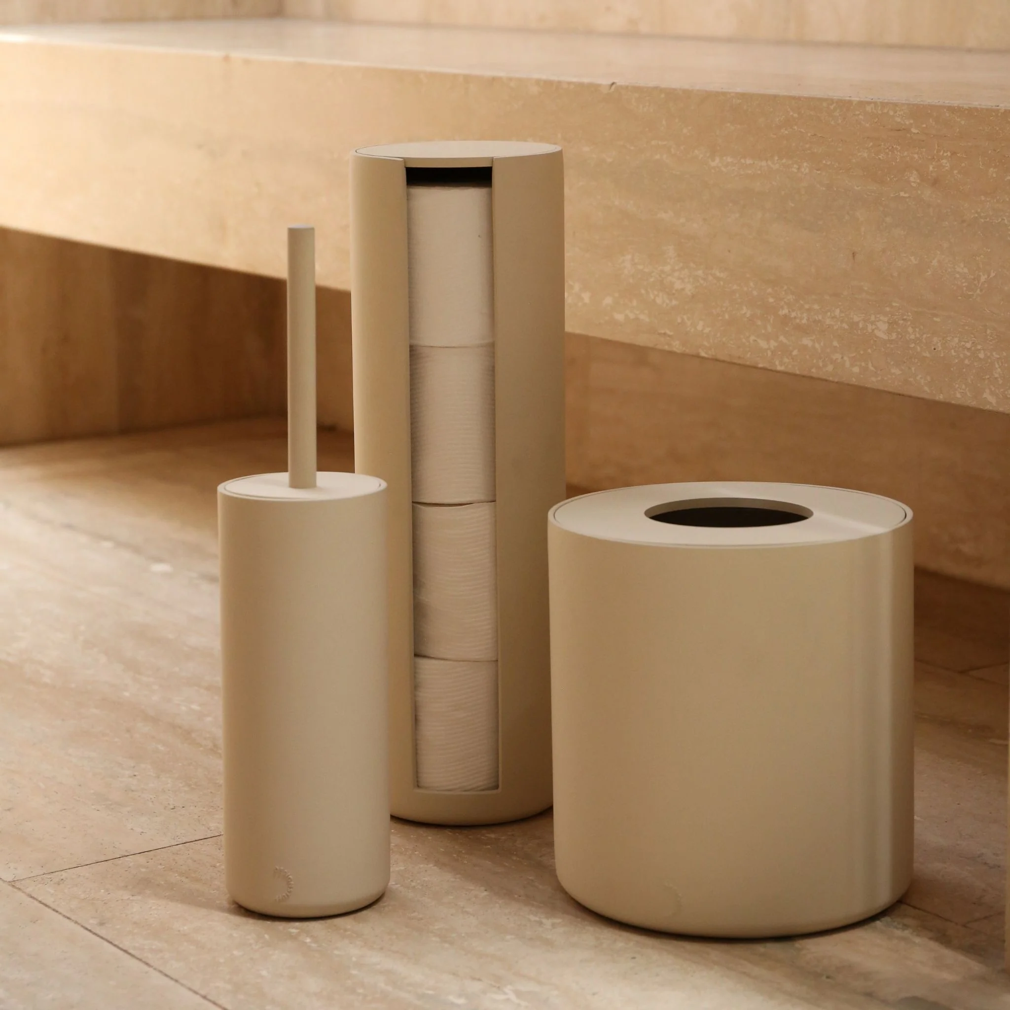 DESIGNSTUFF ARC Toilet Brush, Sand - Image 3