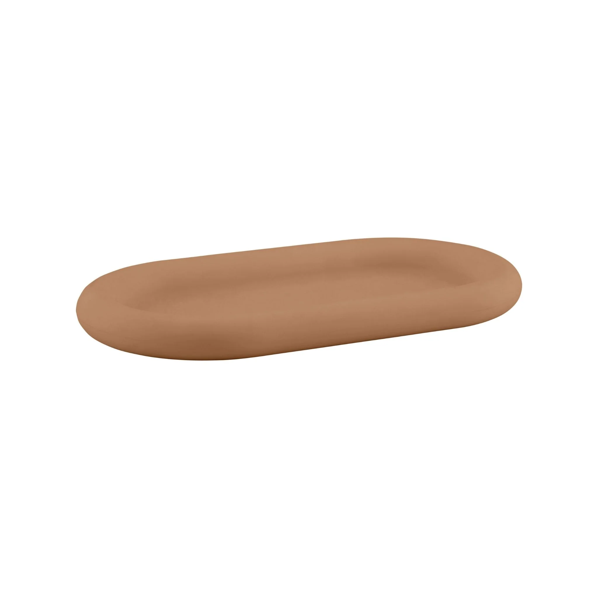 DESIGNSTUFF RUND Bubble Silicone Tray, 22cm, Camel - Image 2