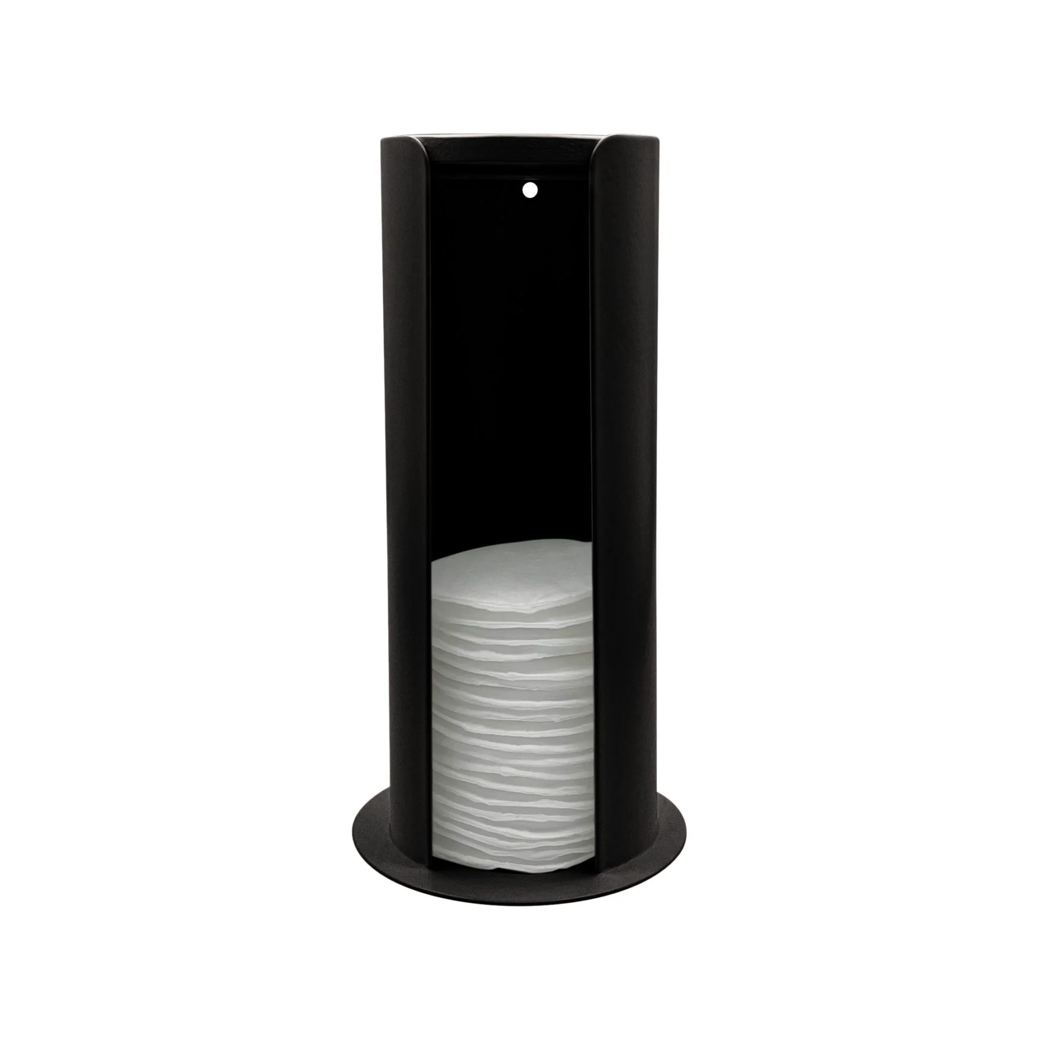 DESIGNSTUFF Cotton Pad Storage Holder, Black - Image 2