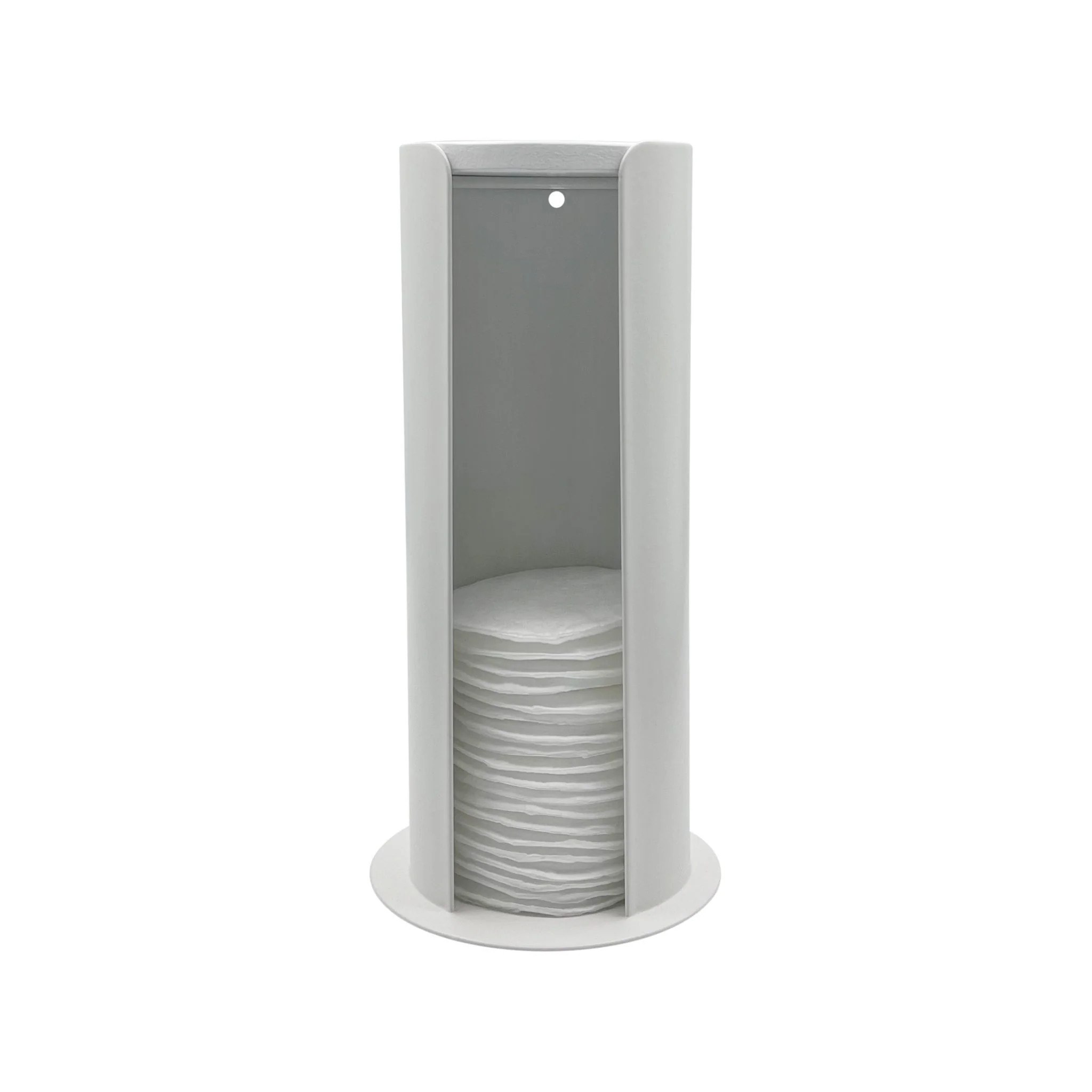 DESIGNSTUFF Cotton Pad Storage Holder, White - Image 15