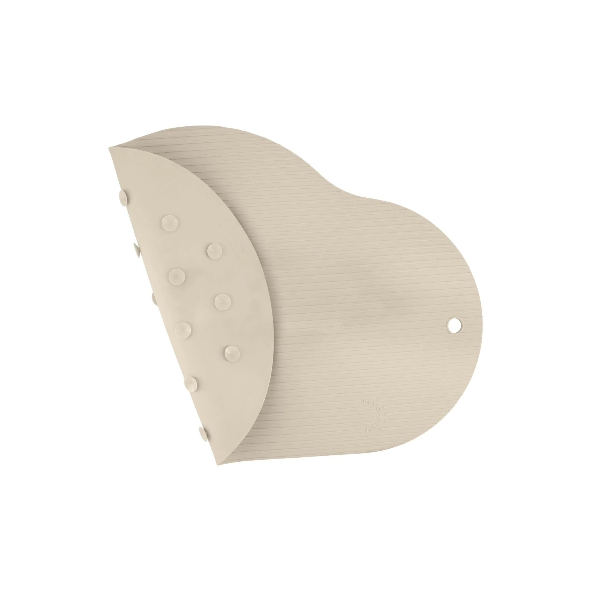 DESIGNSTUFF CURV Silicone Bath Mat, Sand - Image 2