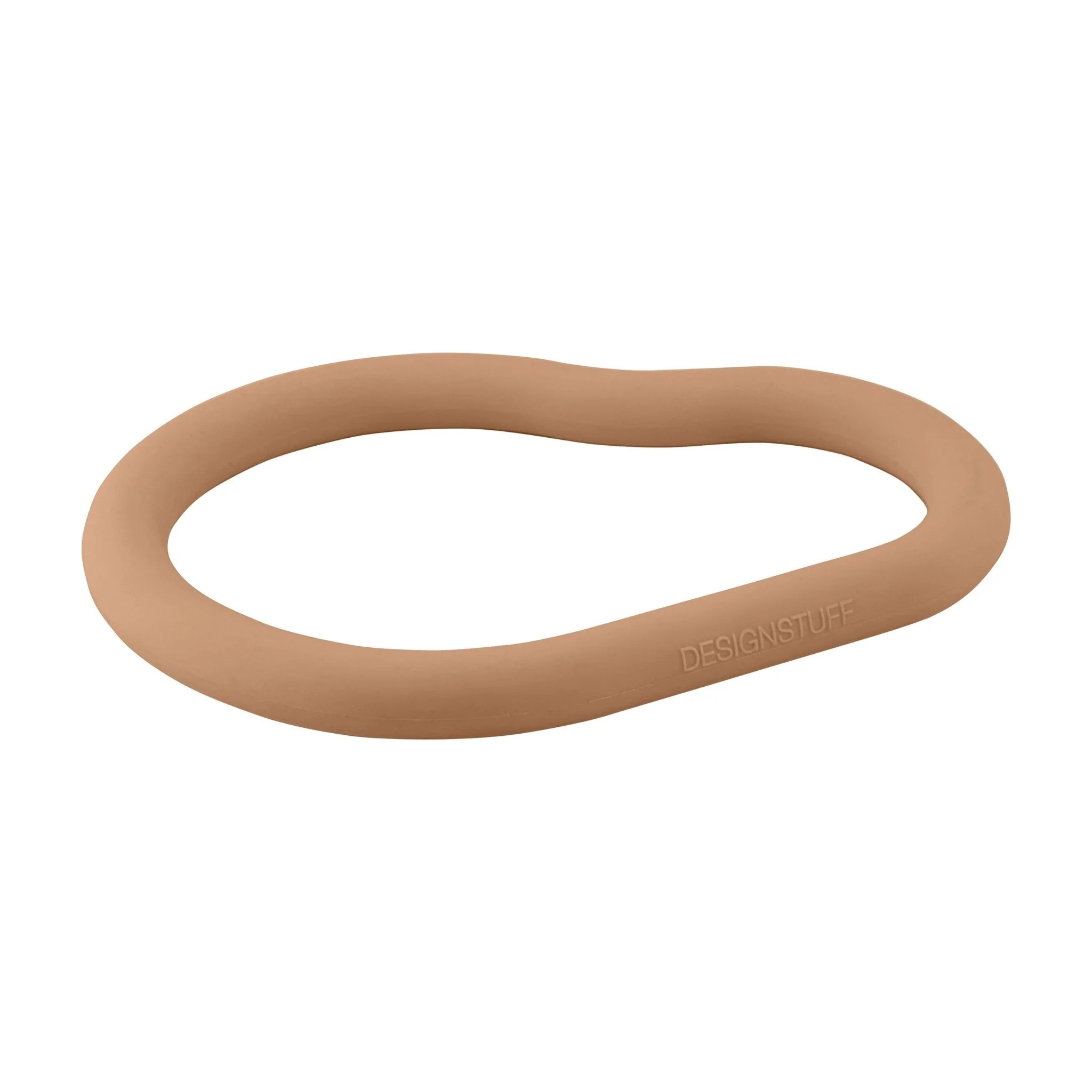 DESIGNSTUFF RUND Curve Silicone Trivet L, Camel - Image 3