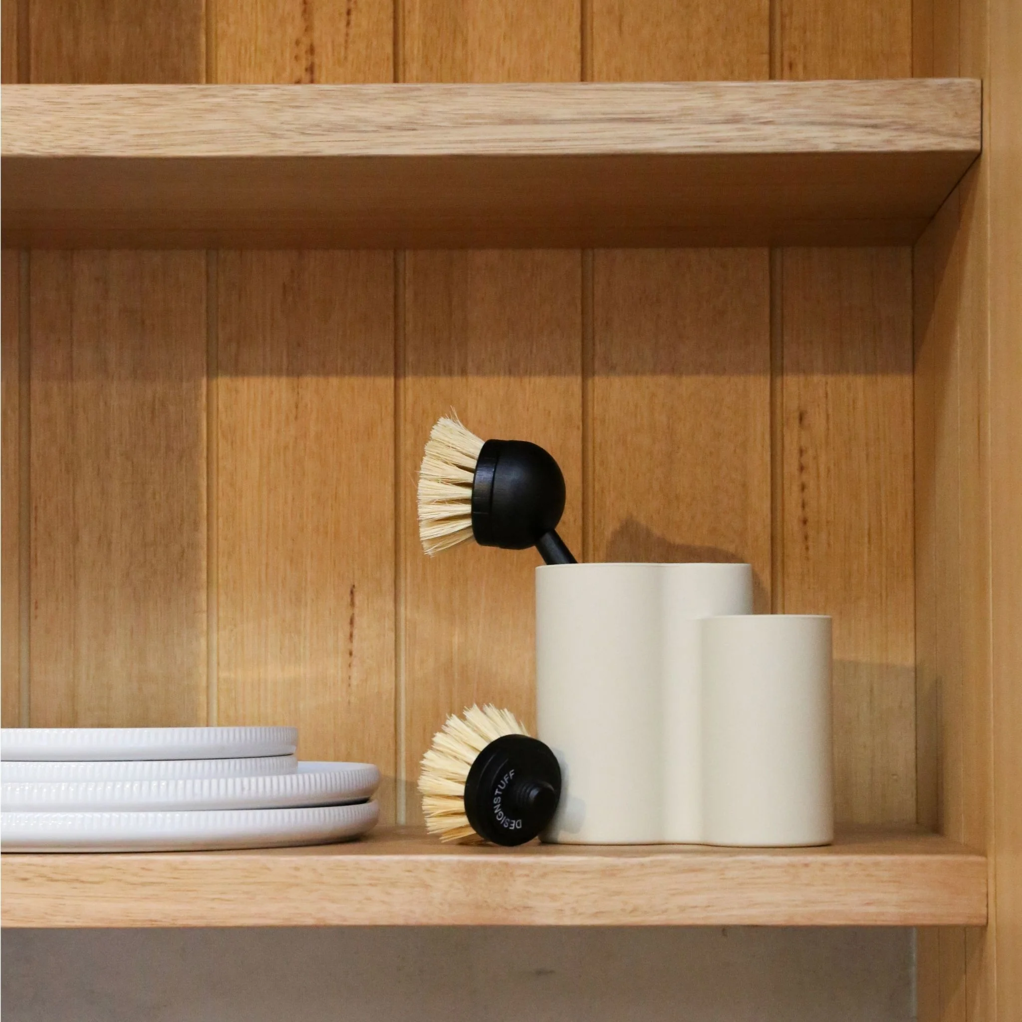 DESIGNSTUFF Eco Dish Brush, Black - Image 15