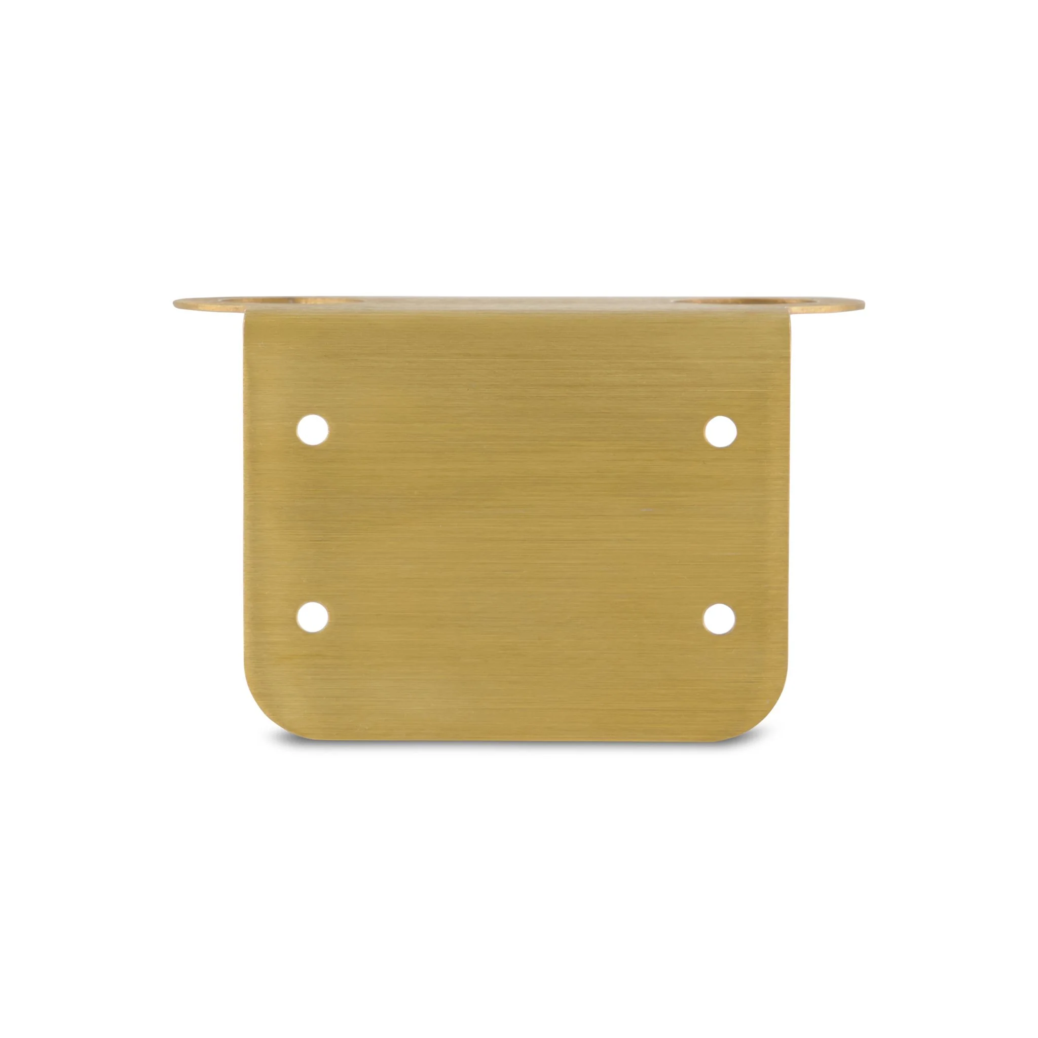 DESIGNSTUFF Floating Dual Soap Dispenser Holder, Brushed Brass - Image 8