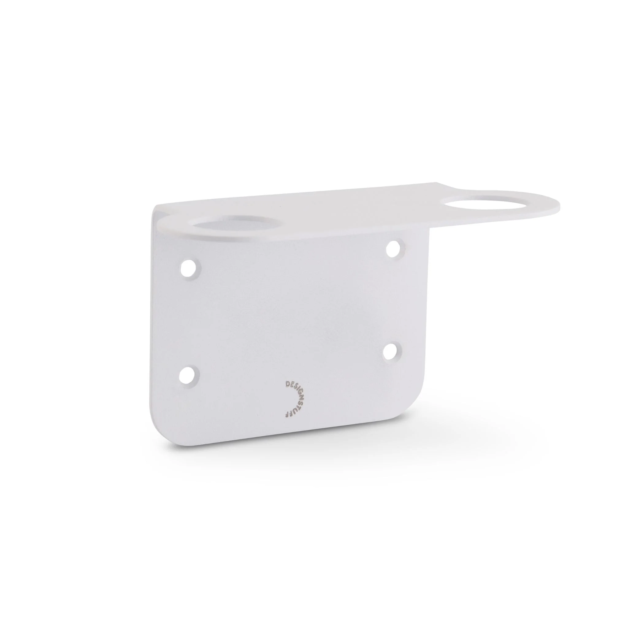 DESIGNSTUFF Floating Dual Soap Dispenser Holder, White - Image 3