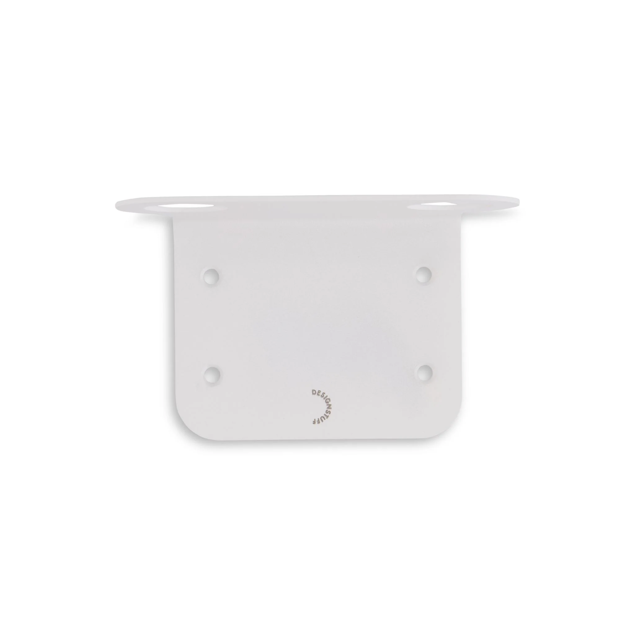 DESIGNSTUFF Floating Dual Soap Dispenser Holder, White - Image 6