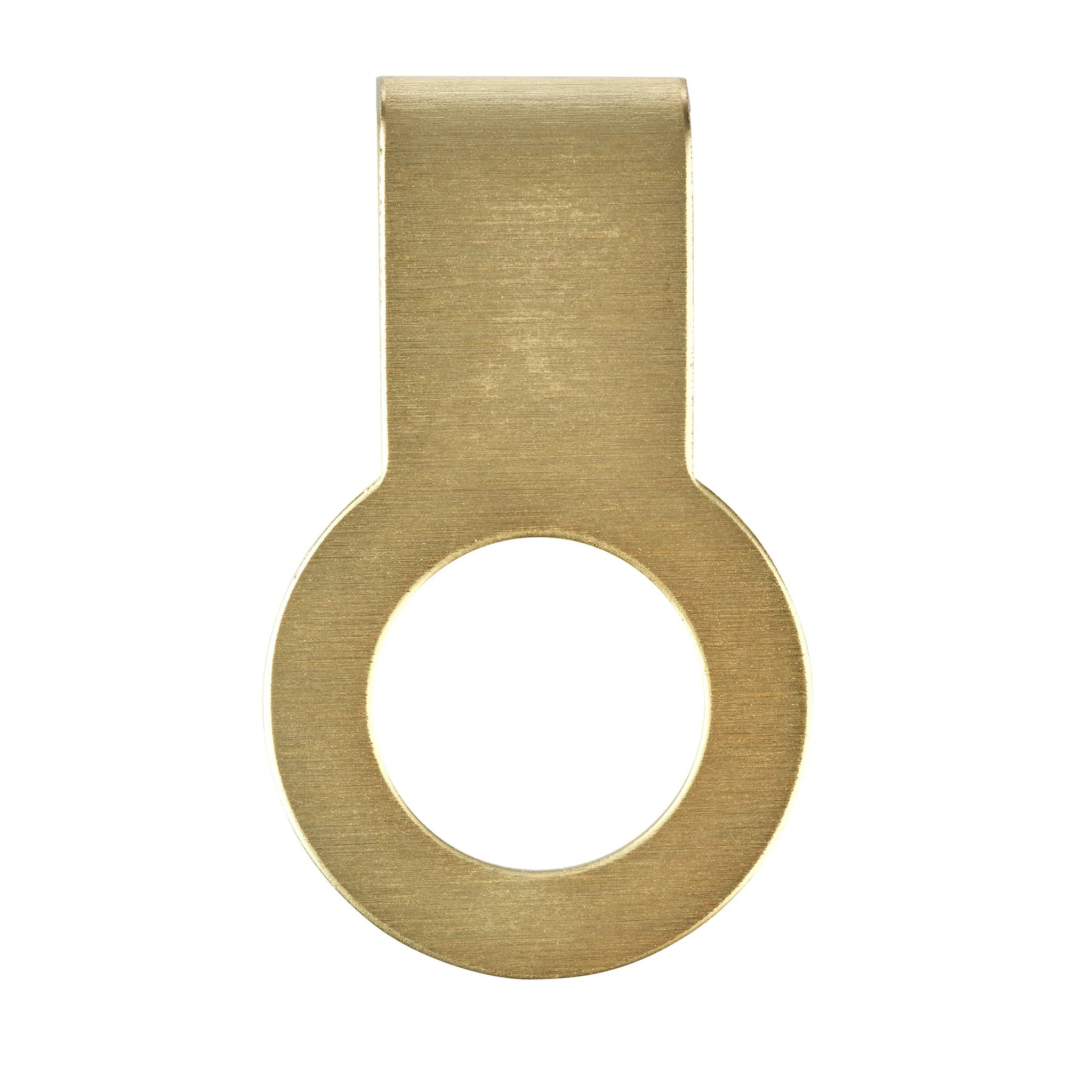DESIGNSTUFF Floating Soap Dispenser Holder, Brushed Brass - Image 5