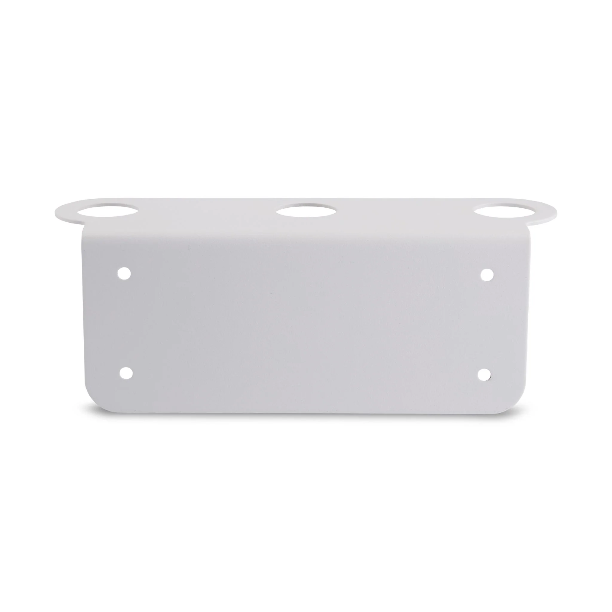 DESIGNSTUFF Floating Triple Soap Dispenser Holder, White - Image 5