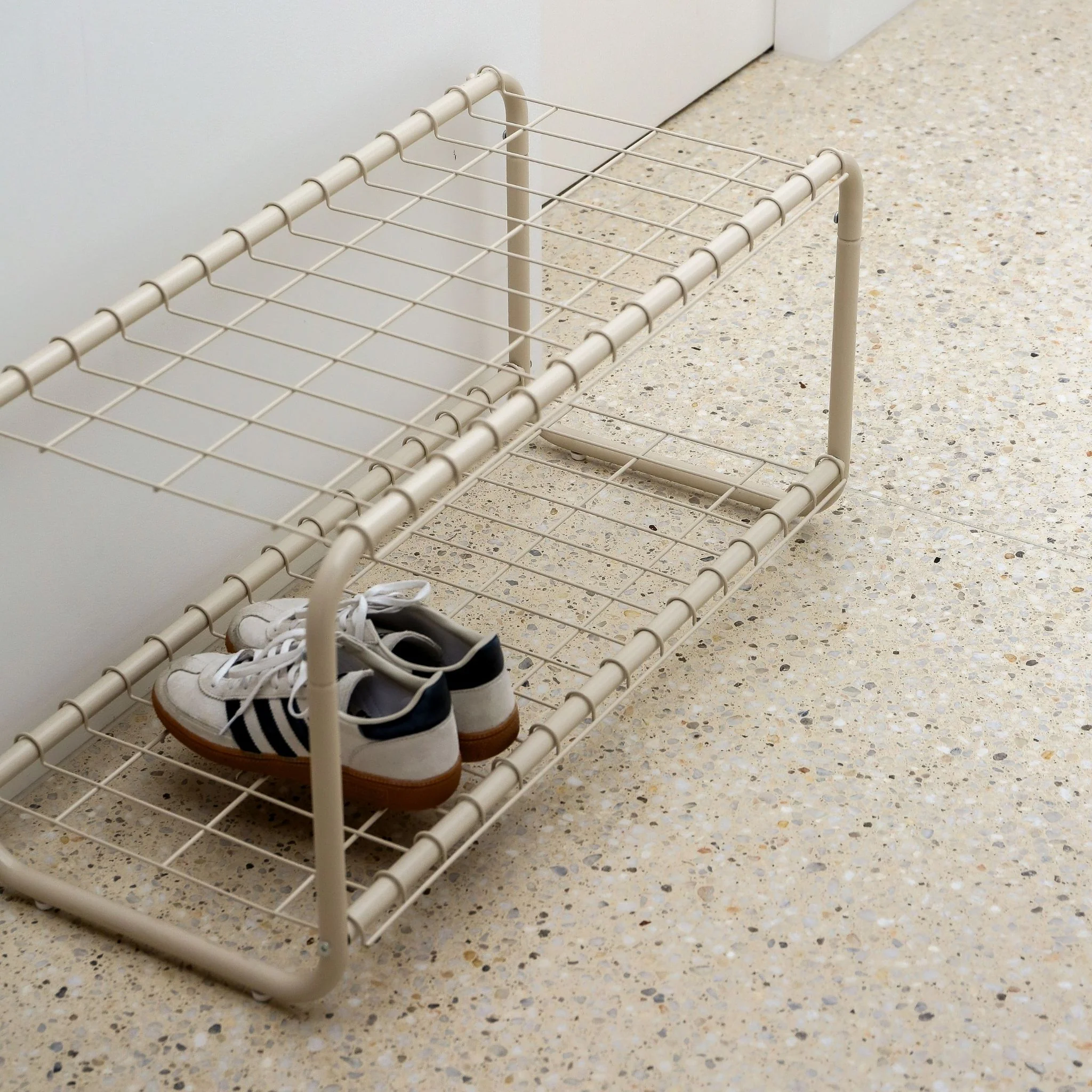 DESIGNSTUFF FORMA Shoe Rack, Sand - Image 3