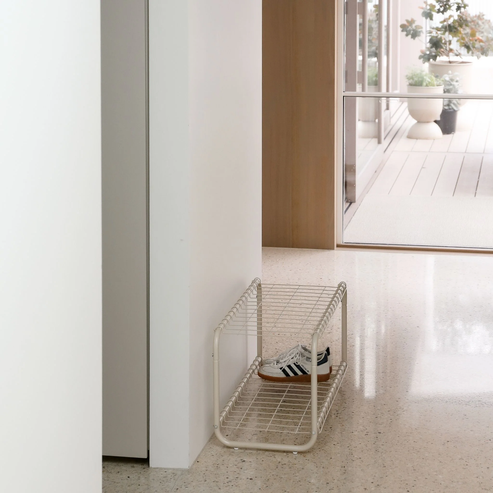 DESIGNSTUFF FORMA Shoe Rack, Sand - Image 8
