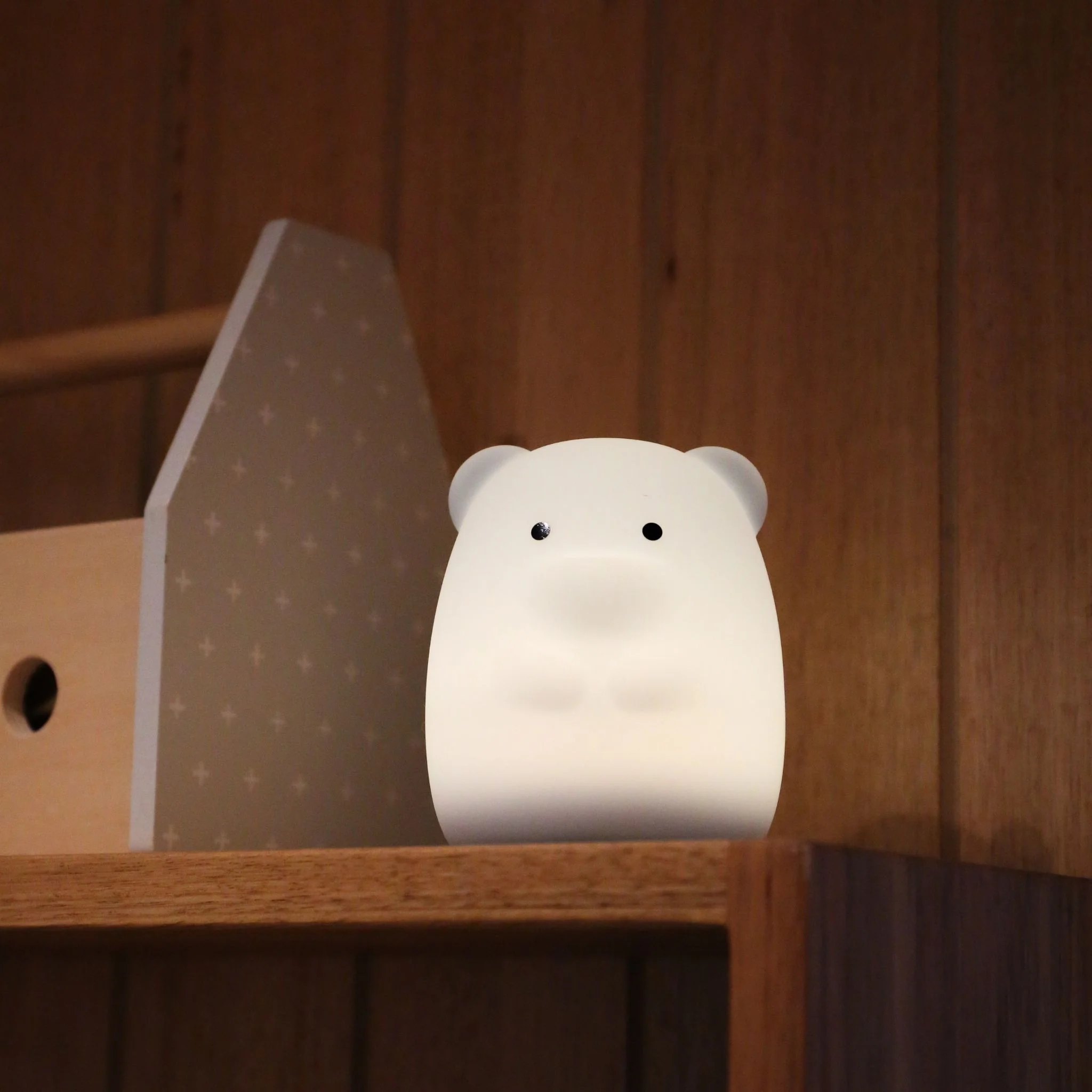 DESIGNSTUFF LUMA Little Bear Night Lamp, Mist - Image 7