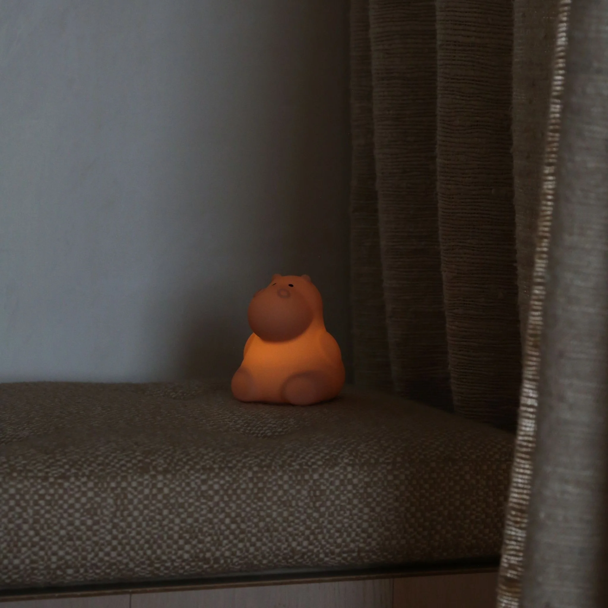 DESIGNSTUFF LUMA Little Hippo Night Lamp, Clay - Image 13