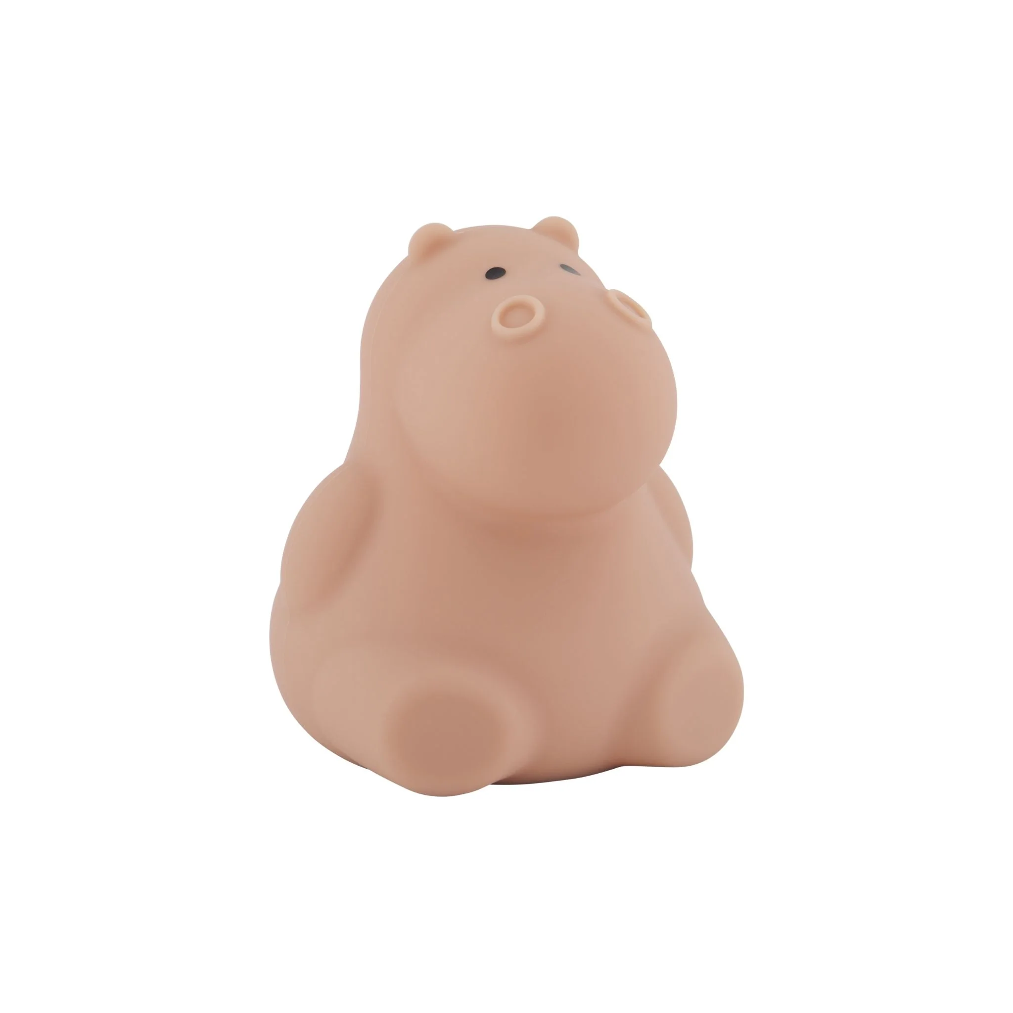 DESIGNSTUFF LUMA Little Hippo Night Lamp, Clay - Image 2