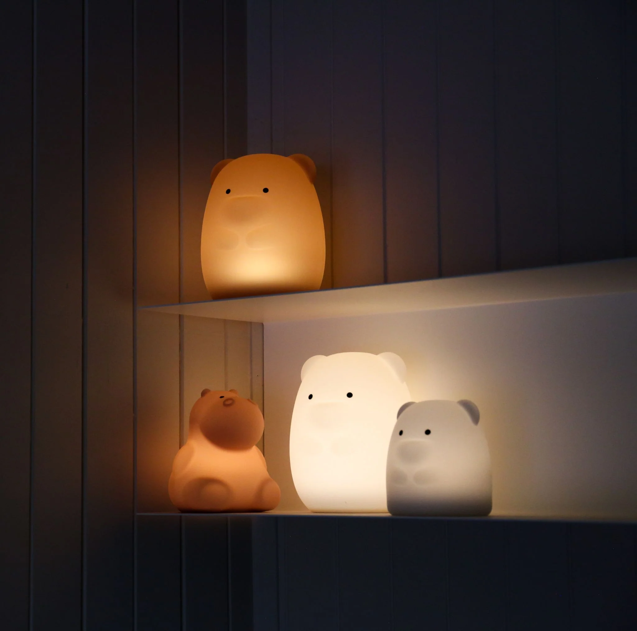 DESIGNSTUFF LUMA Little Bear Night Lamp, Mist - Image 3