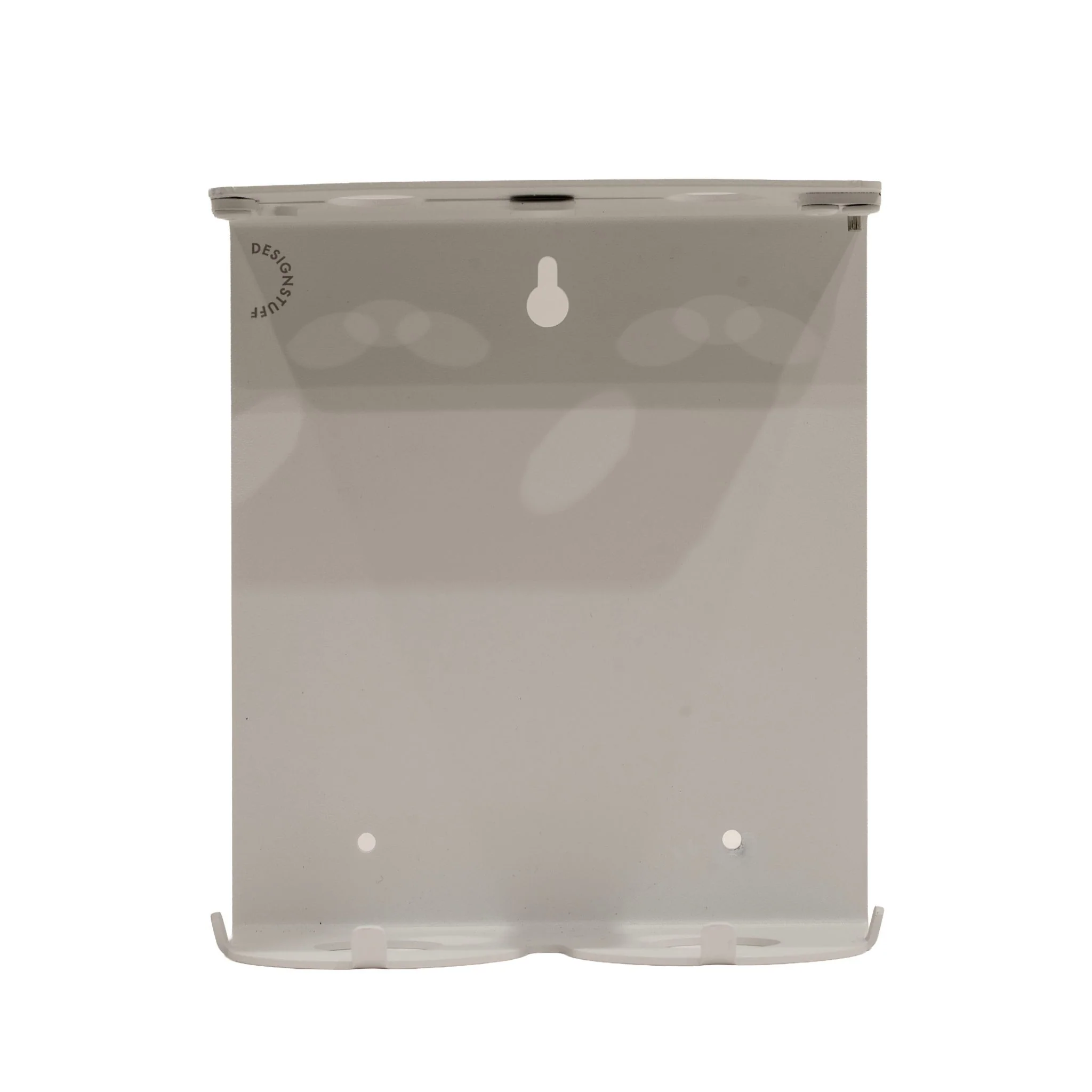 DESIGNSTUFF Lockable Soap Dispenser Holder, Dual 500ml, White - Image 6
