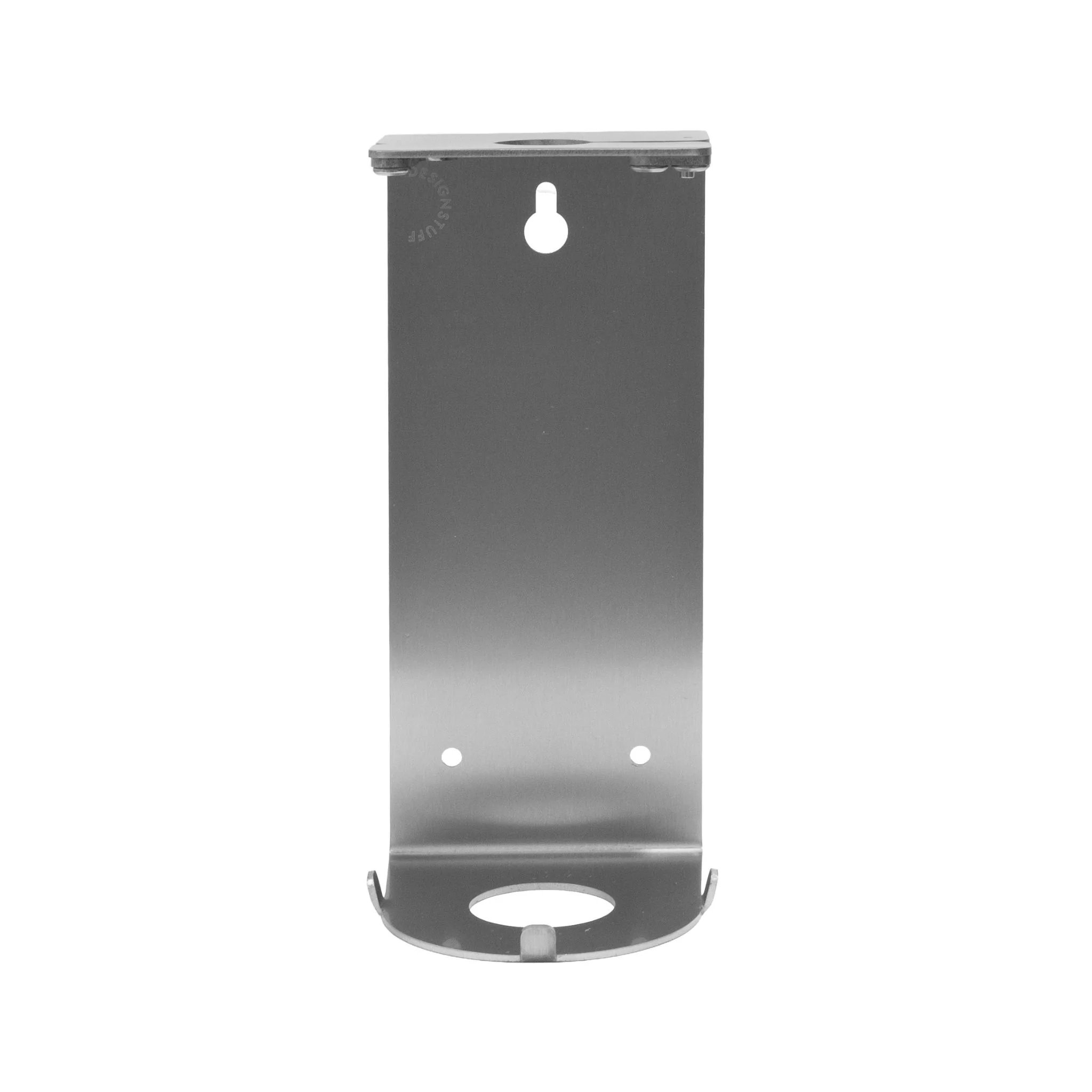 DESIGNSTUFF Lockable Soap Dispenser Holder, Single 500ml, Brushed Steel - Image 3