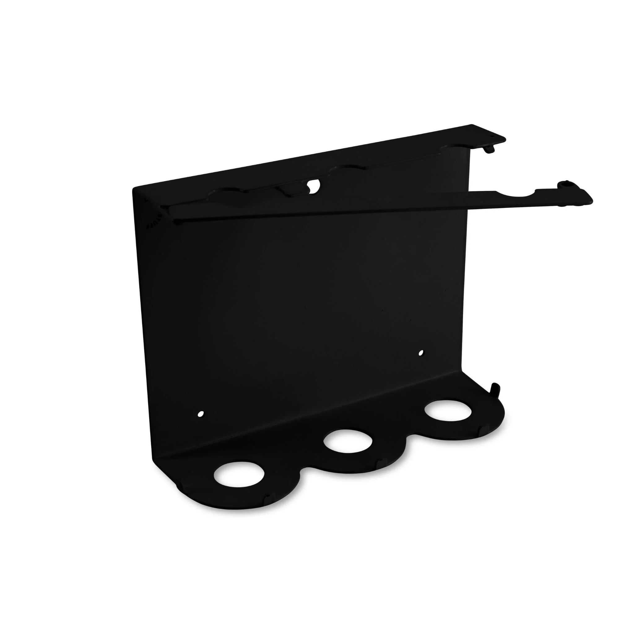DESIGNSTUFF Lockable Soap Dispenser Holder, Triple 500ml, Black - Image 3